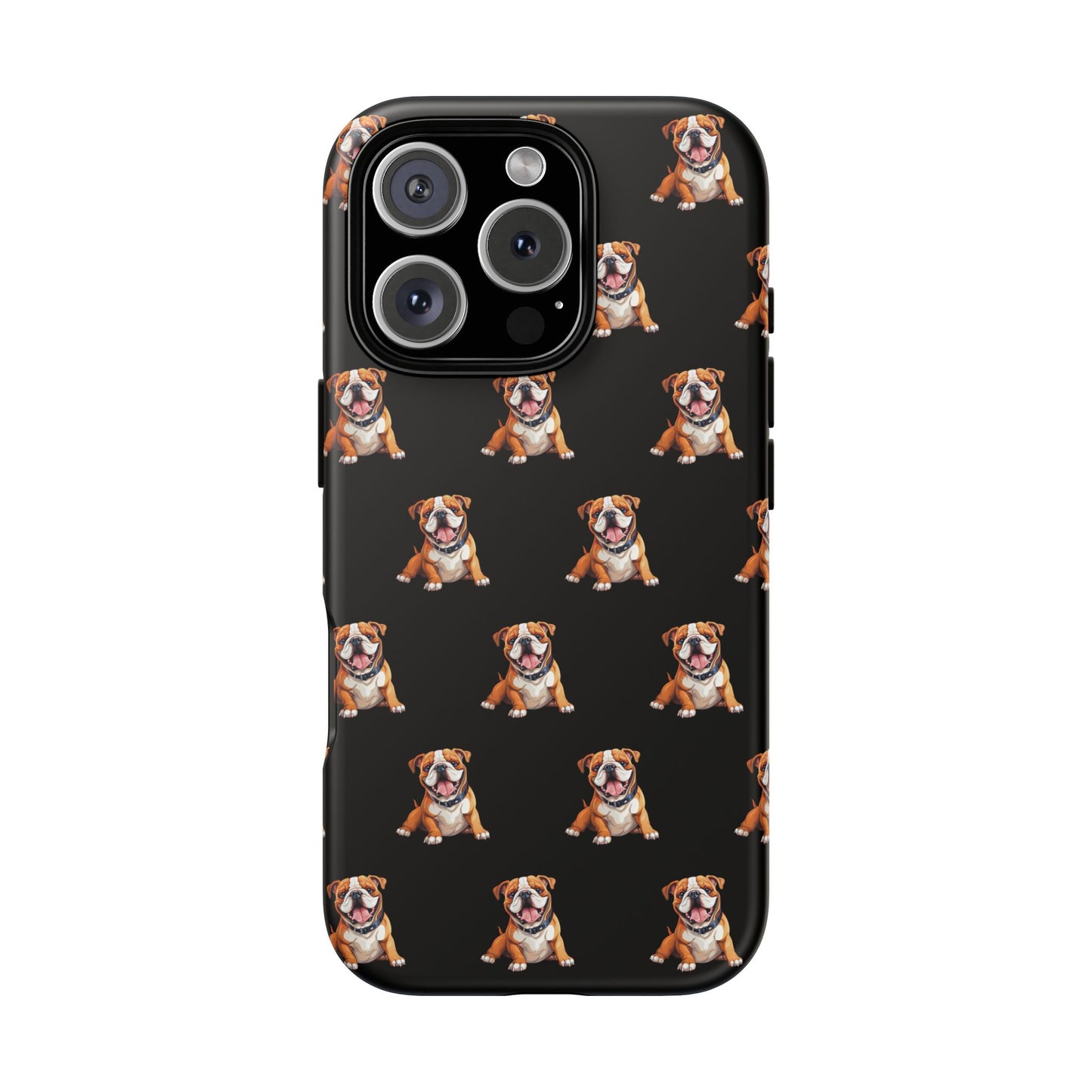 Bulldog Phone Case Black