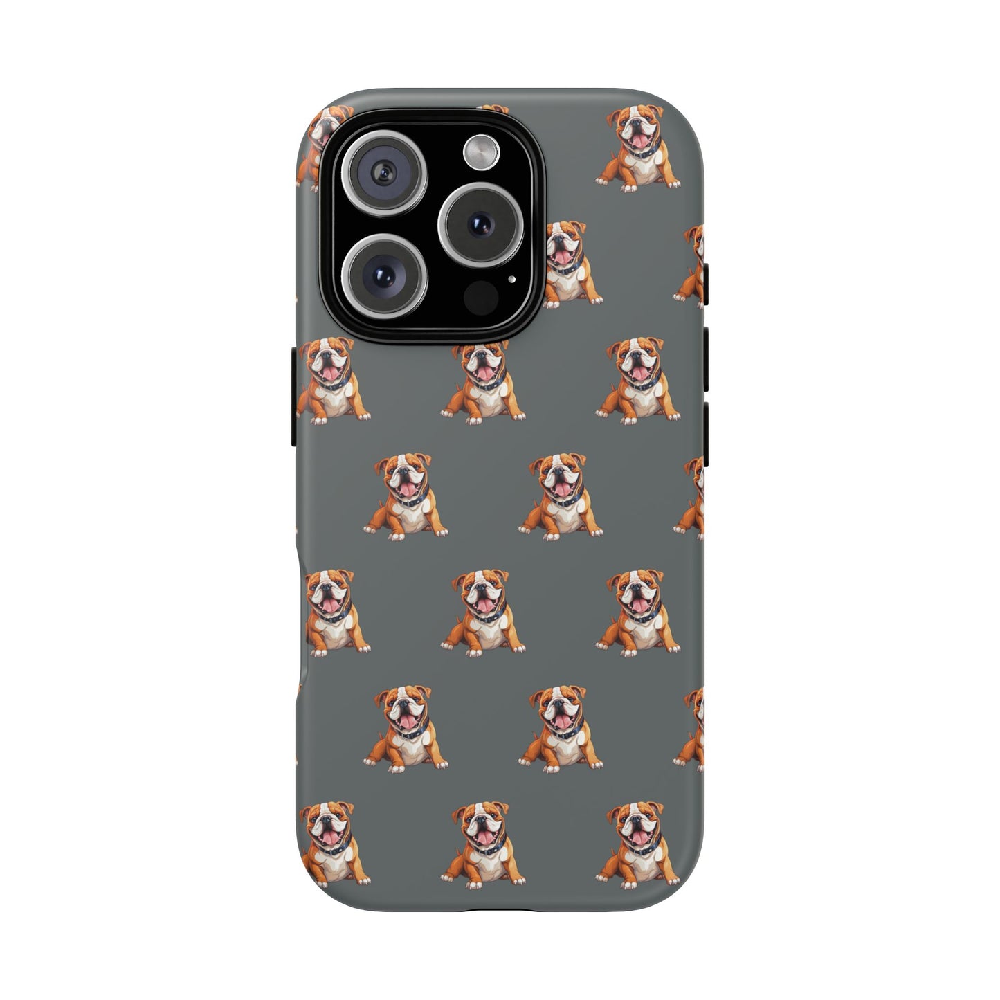 Bulldog Phone Case Gray