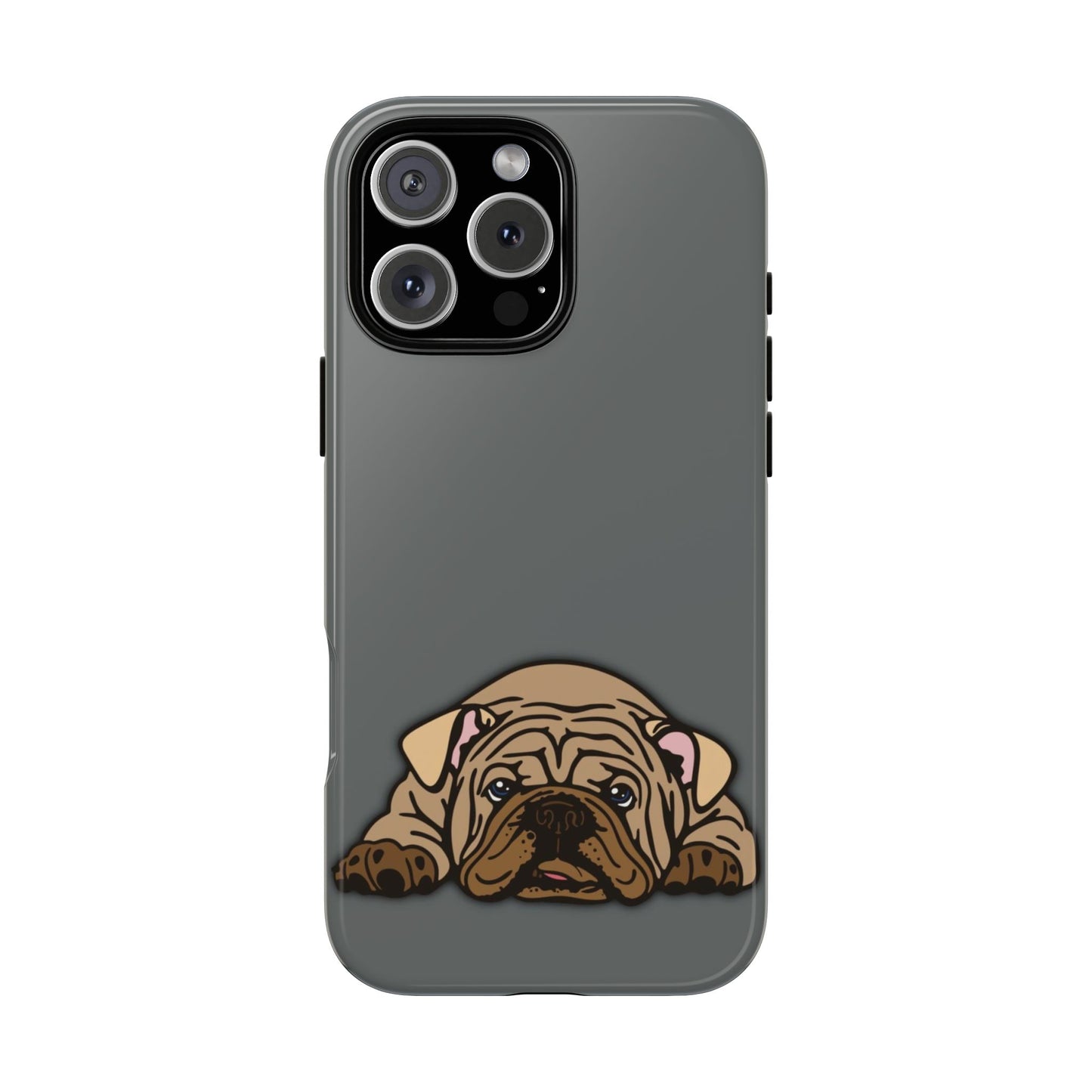 Bulldog Phone Case Gray