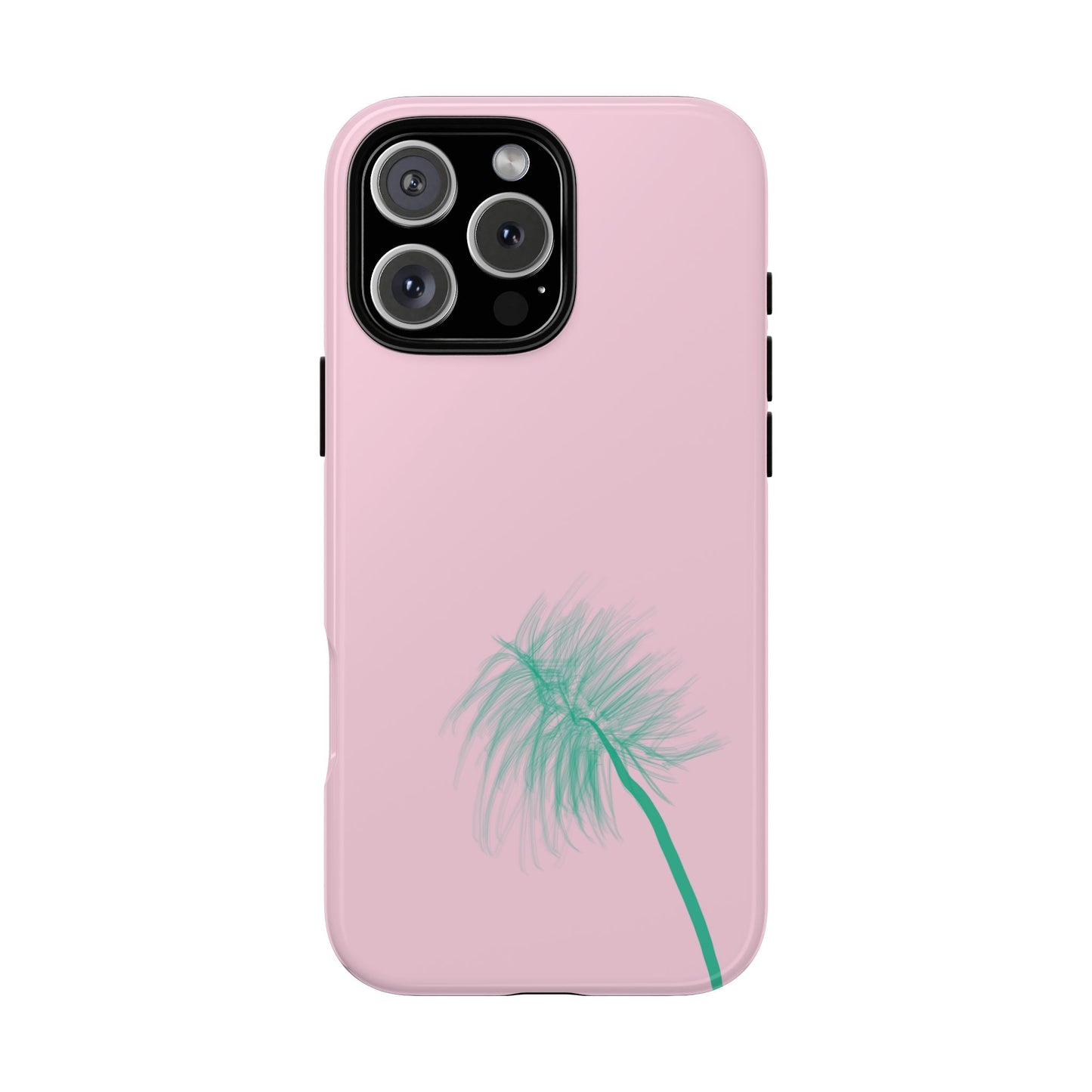 Dandelion Blowball Phone Case Pink