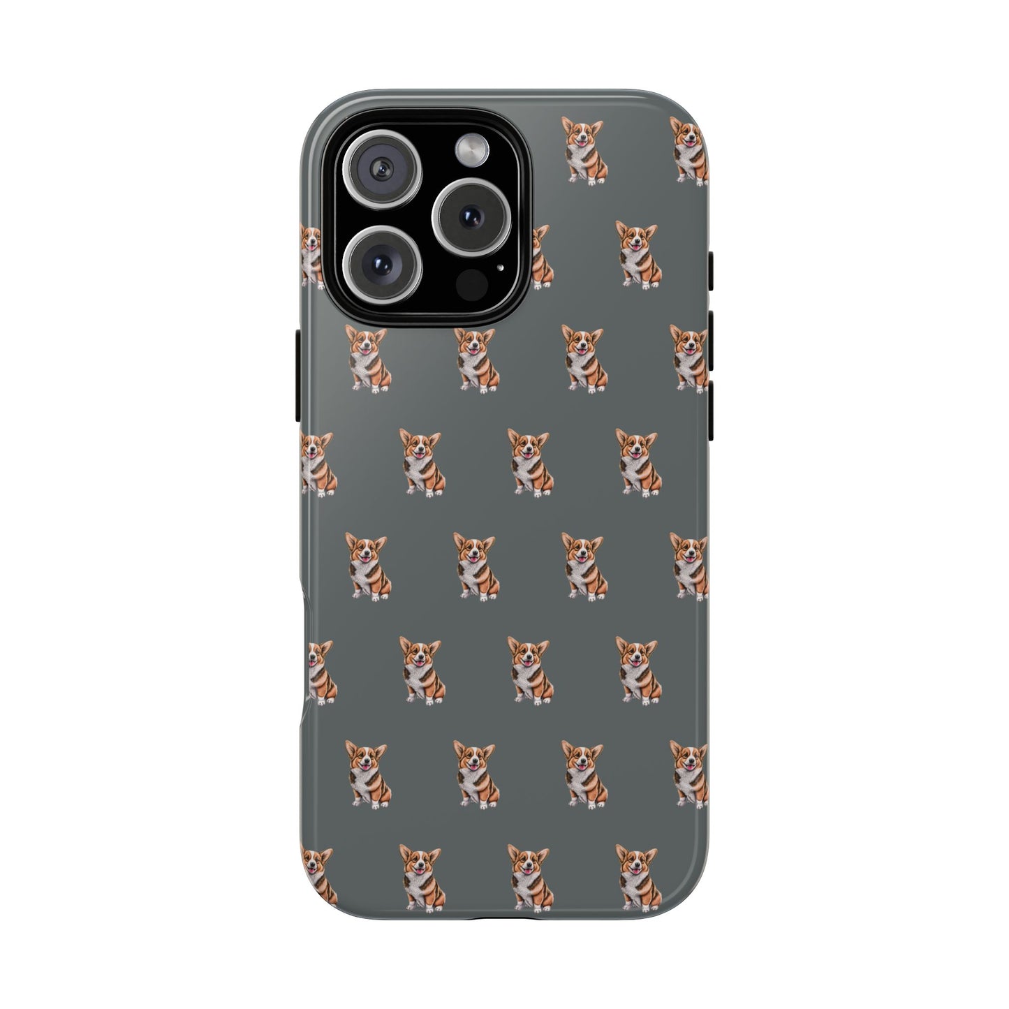 Corgi Phone Case Gray