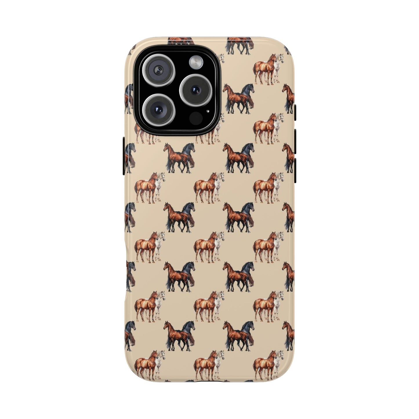 Horse Phone Case Cream