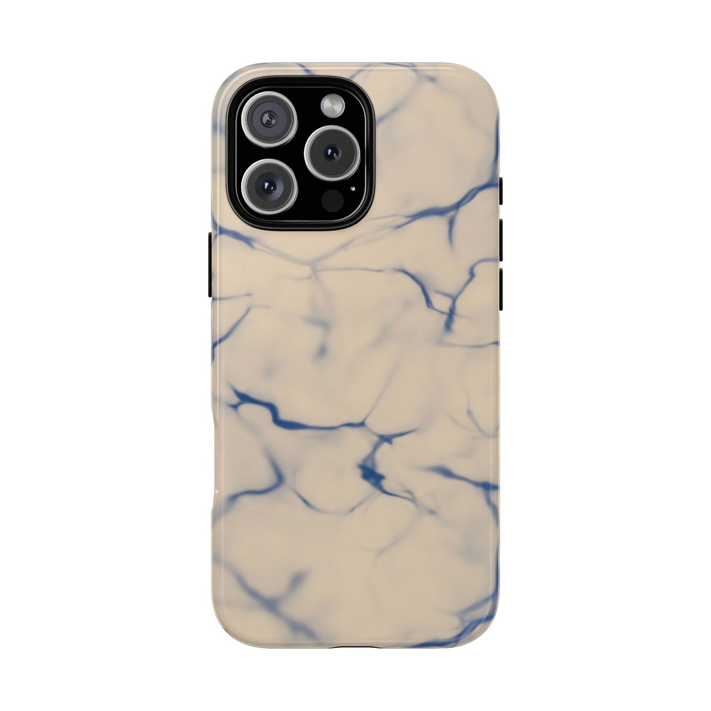 Marble Phone Case Cream Blue