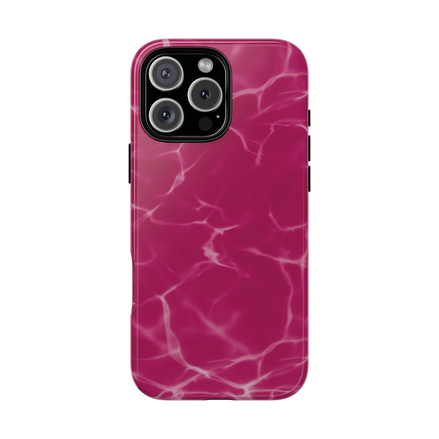 Marble Print Phone Case Berry