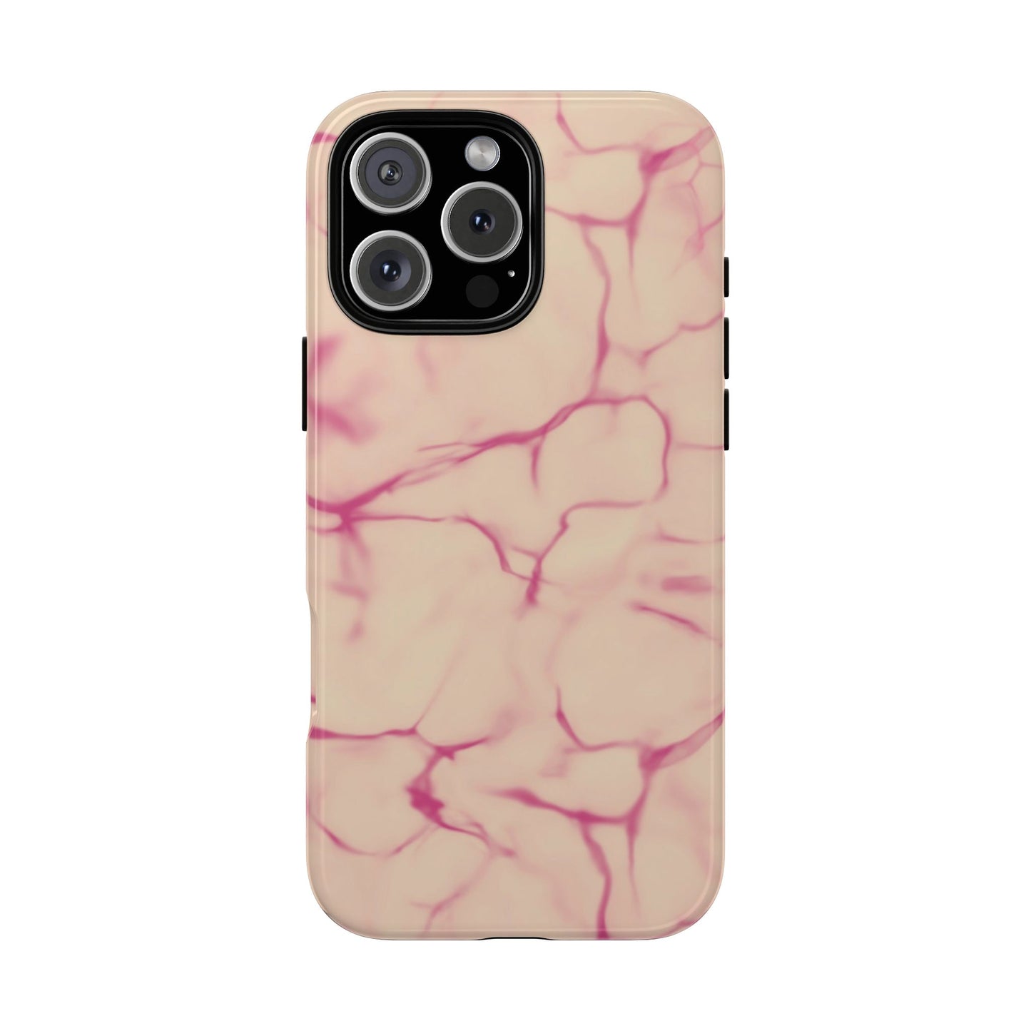 Marble Phone Case Cream Pink