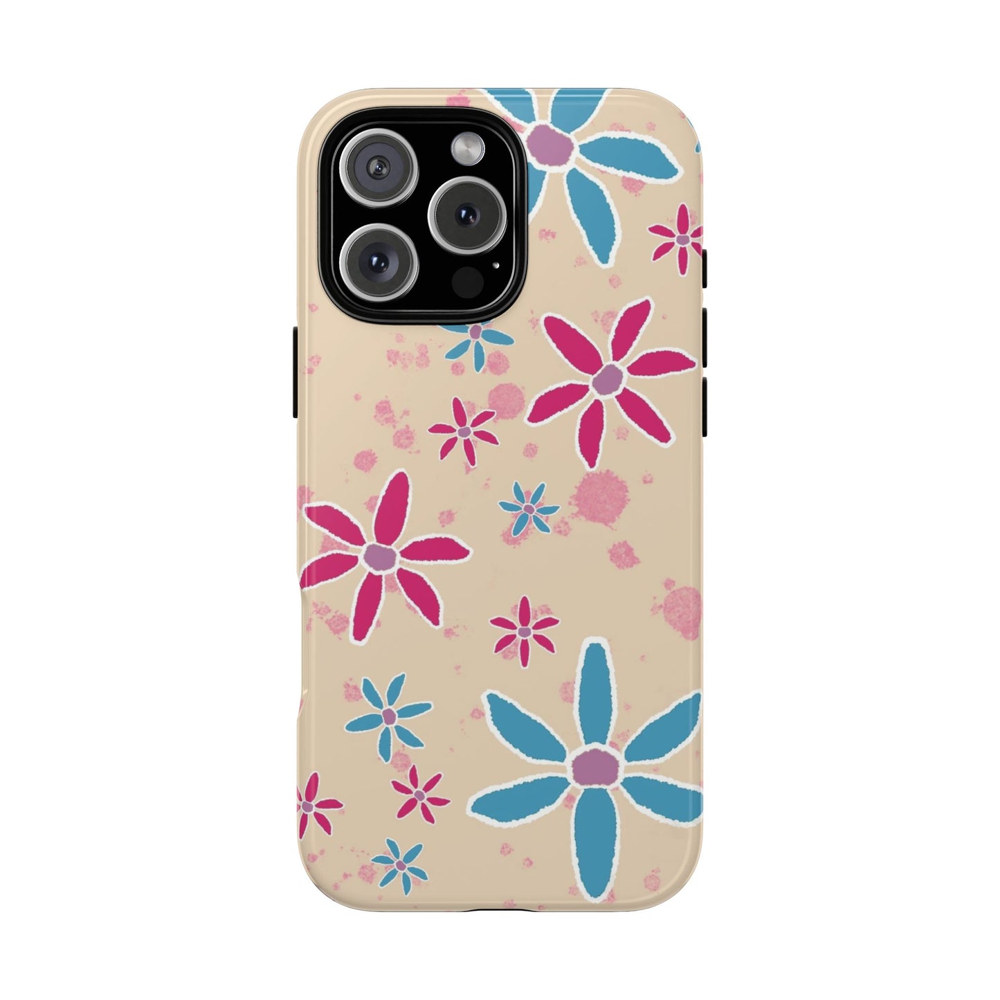 Flower Phone Case Cream