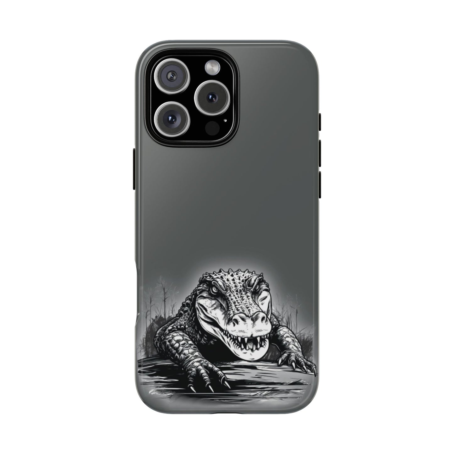 Gator Phone Case Gray