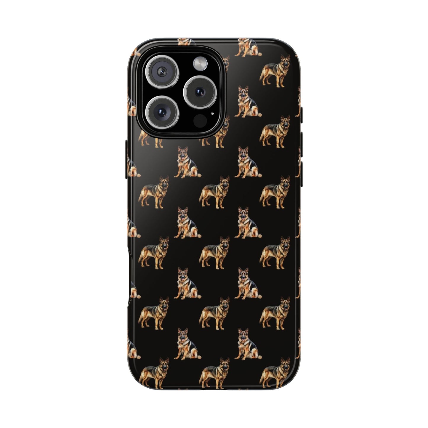 German Shepherd Phone Case Black