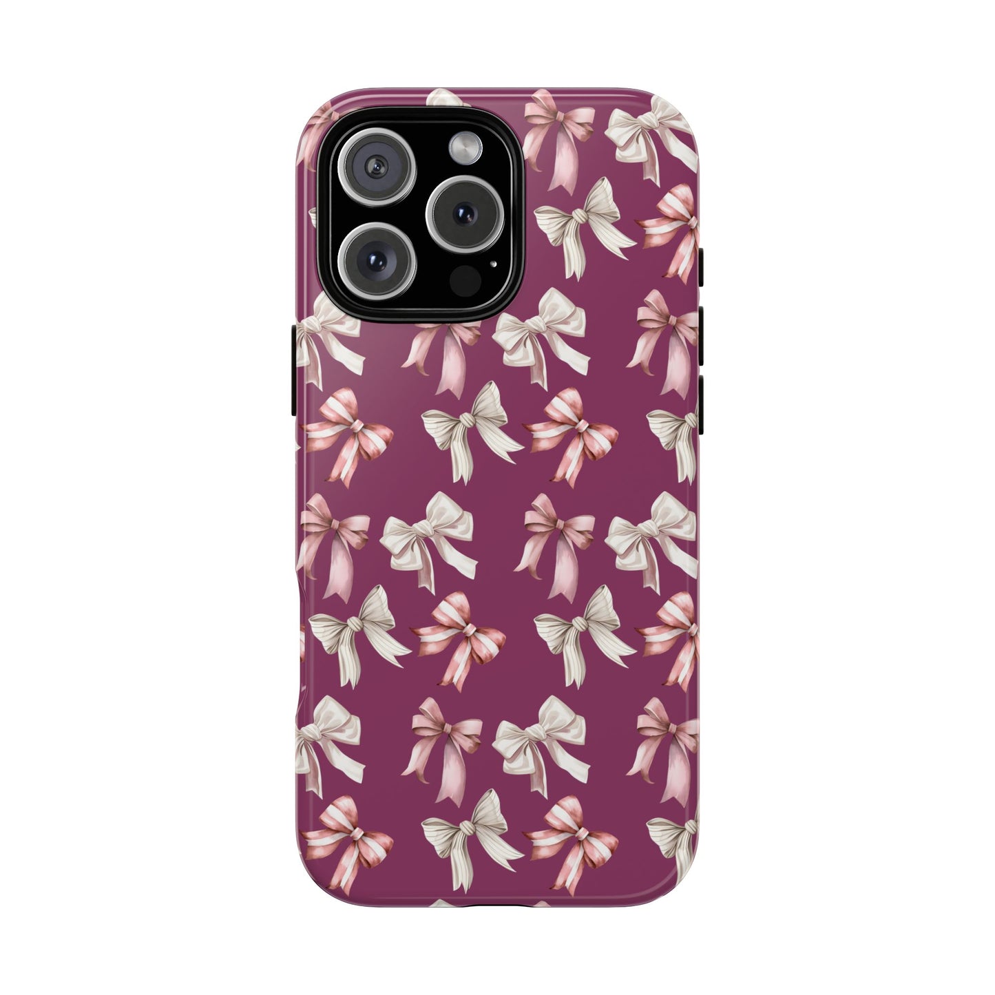 Bow Phone Case Berry