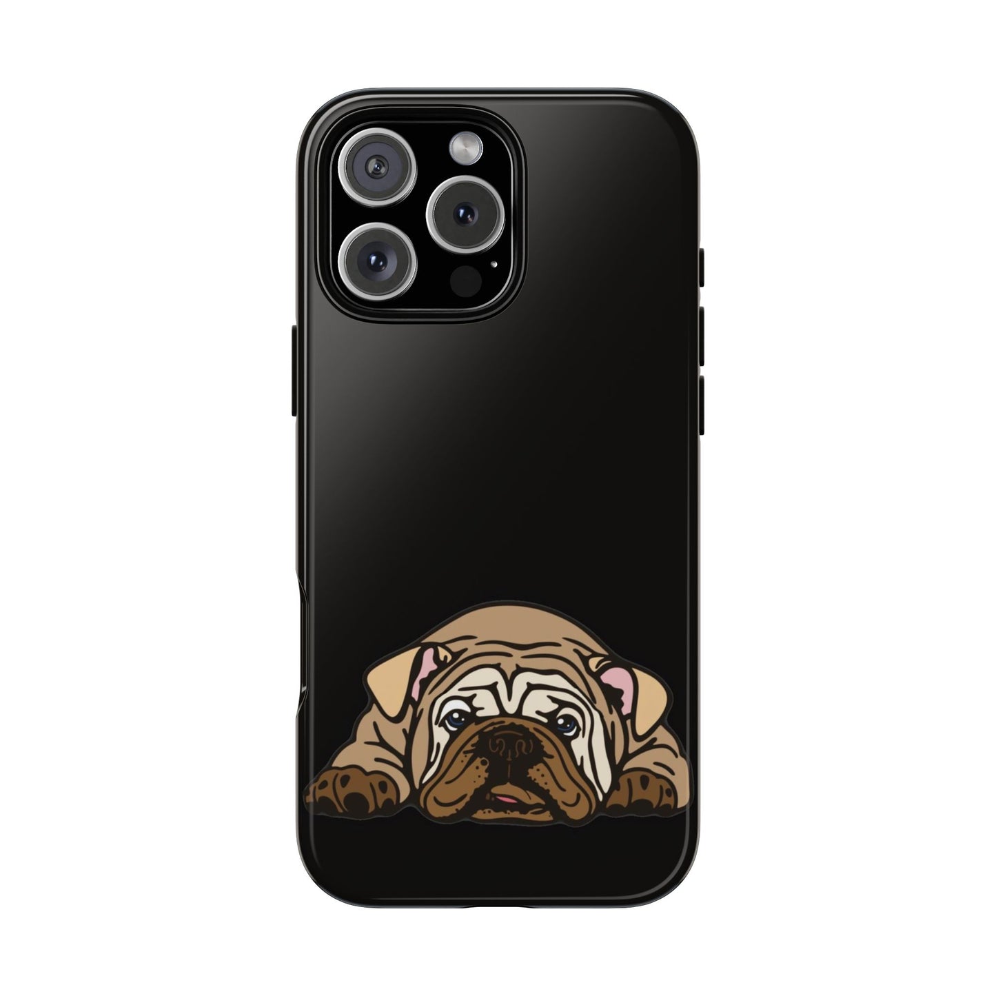 Bulldog Phone Case Black