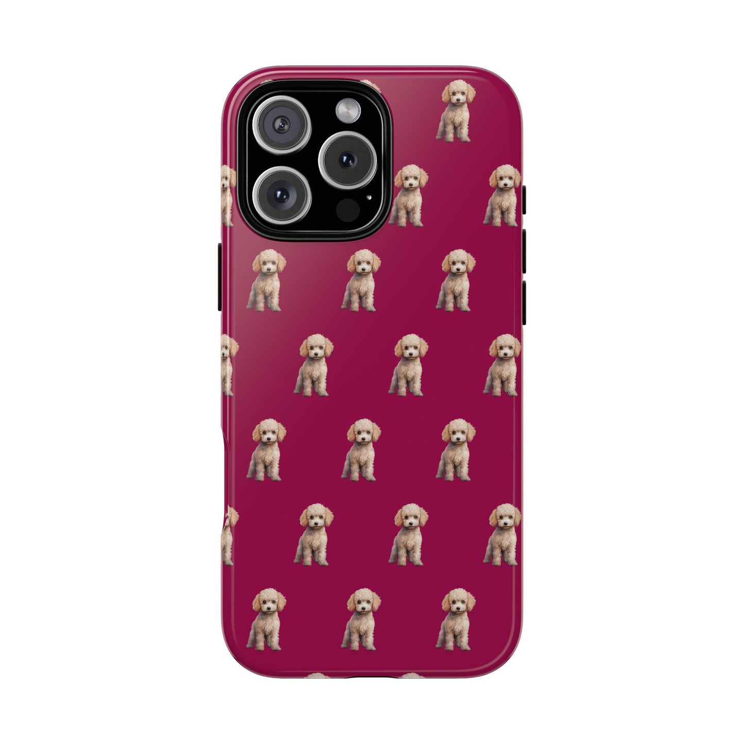 Poodle Phone Case Berry