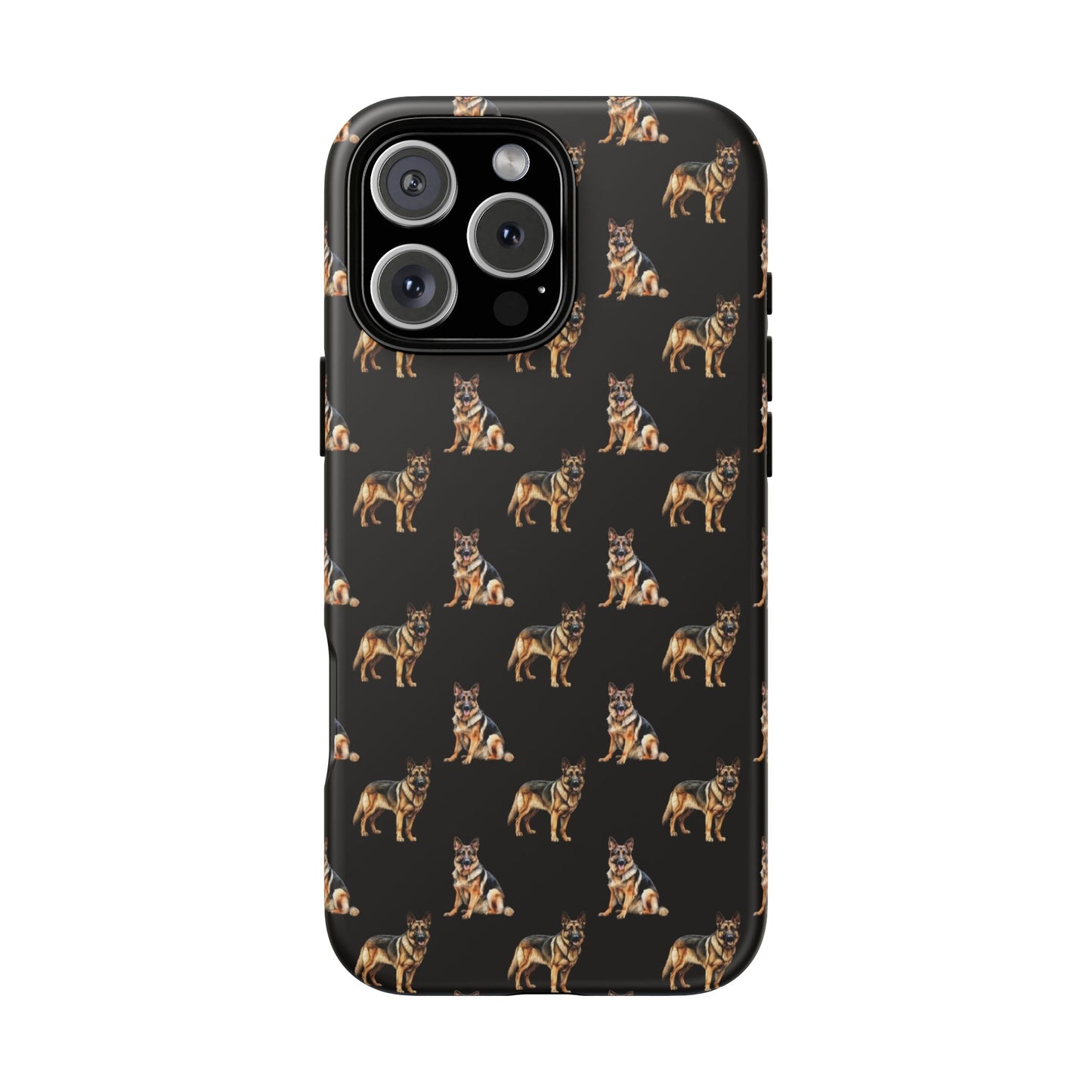 German Shepherd Phone Case Black