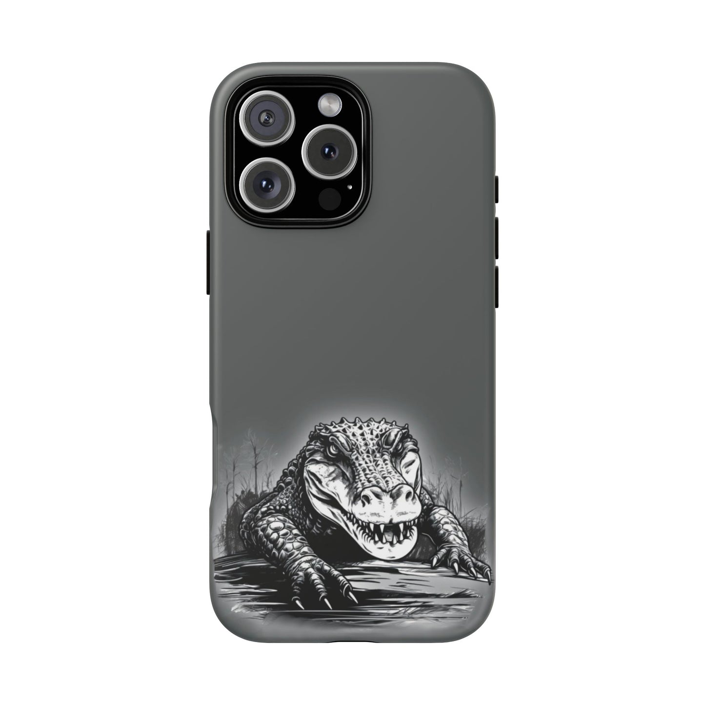 Gator Phone Case Gray