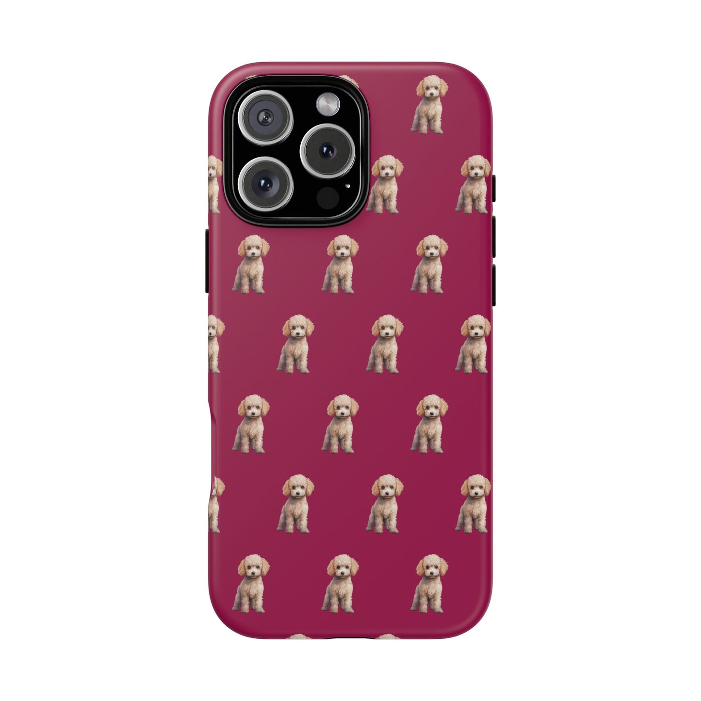 Poodle Phone Case Berry