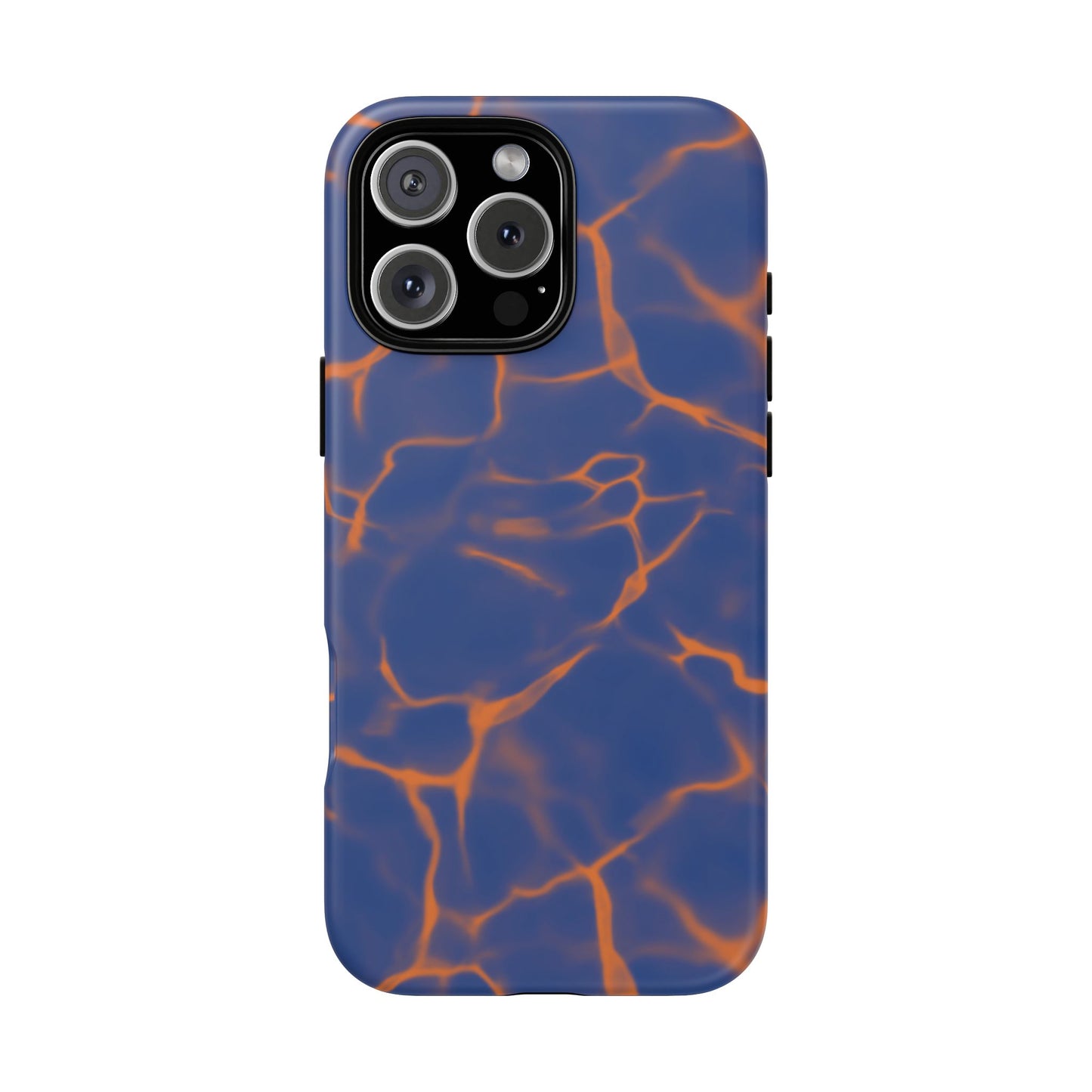 Marble Phone Case Blue Orange