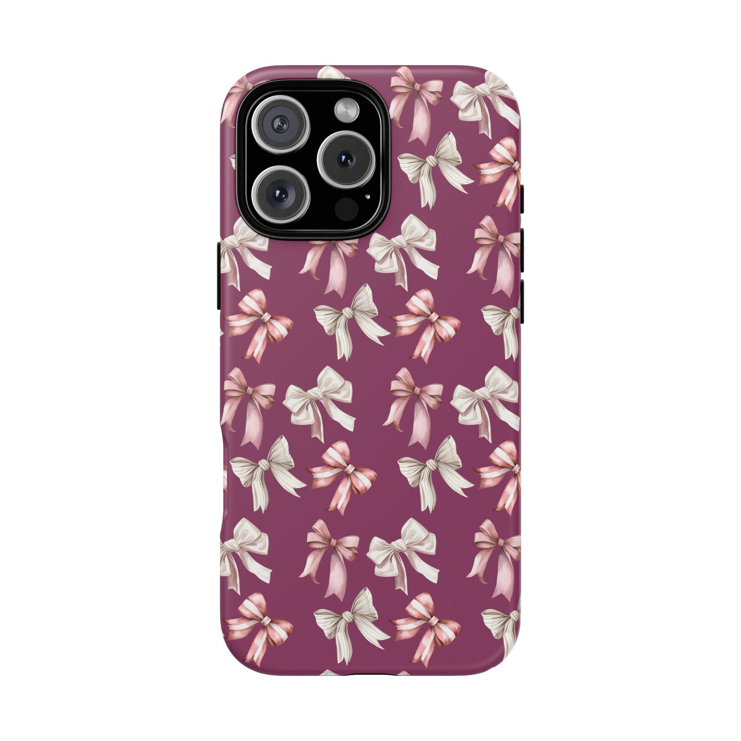 Bow Phone Case Berry