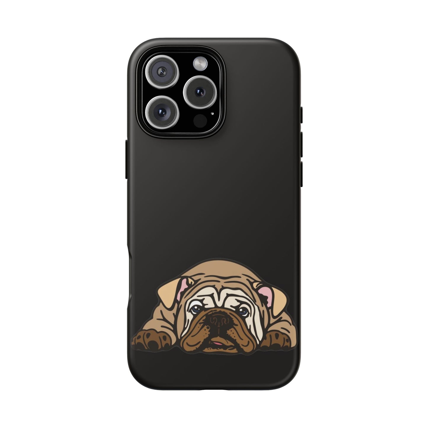 Bulldog Phone Case Black