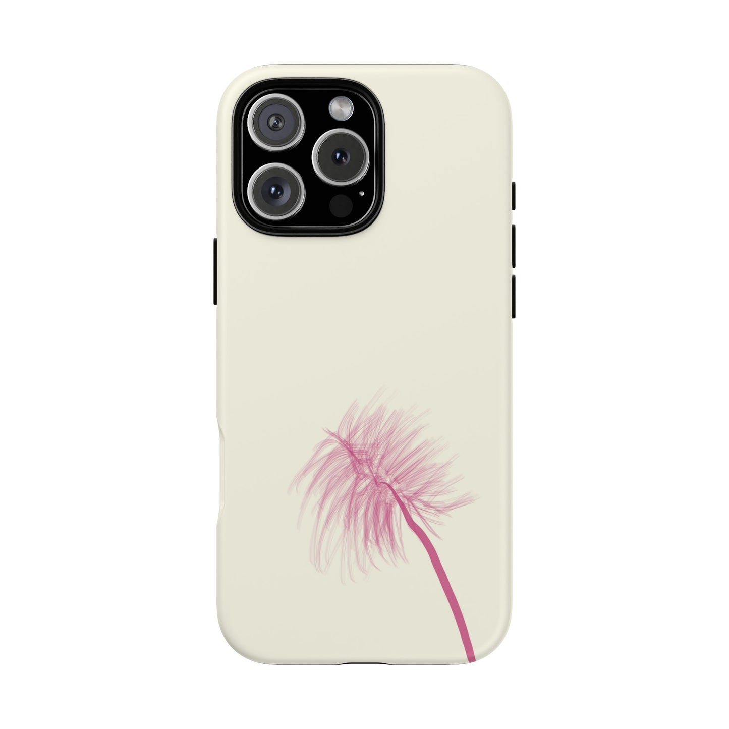 Dandelion Blowball Phone Case Cream