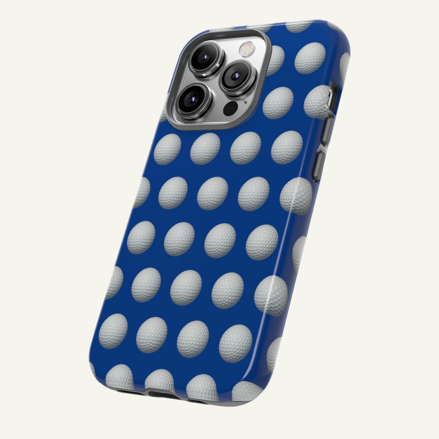 Golf Ball Blue Phone Case Iphone 16 - X, Samsung Galaxy S20 -S24, Google Pixel 6 - 8