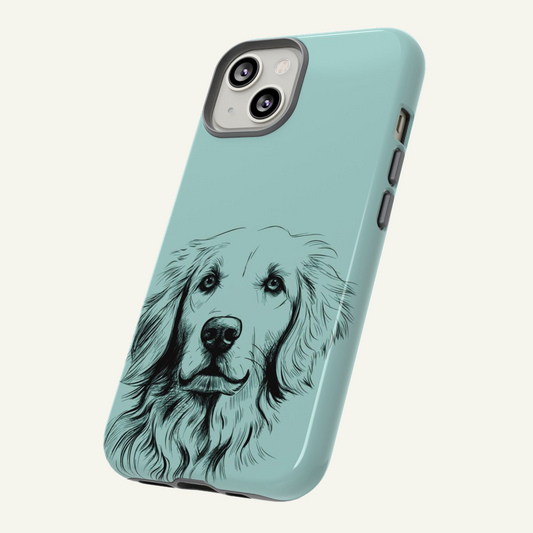 Golden Retriever Phone Case Iphone 16 - X, Samsung Galaxy S20 -S24, Google Pixel 6 - 8