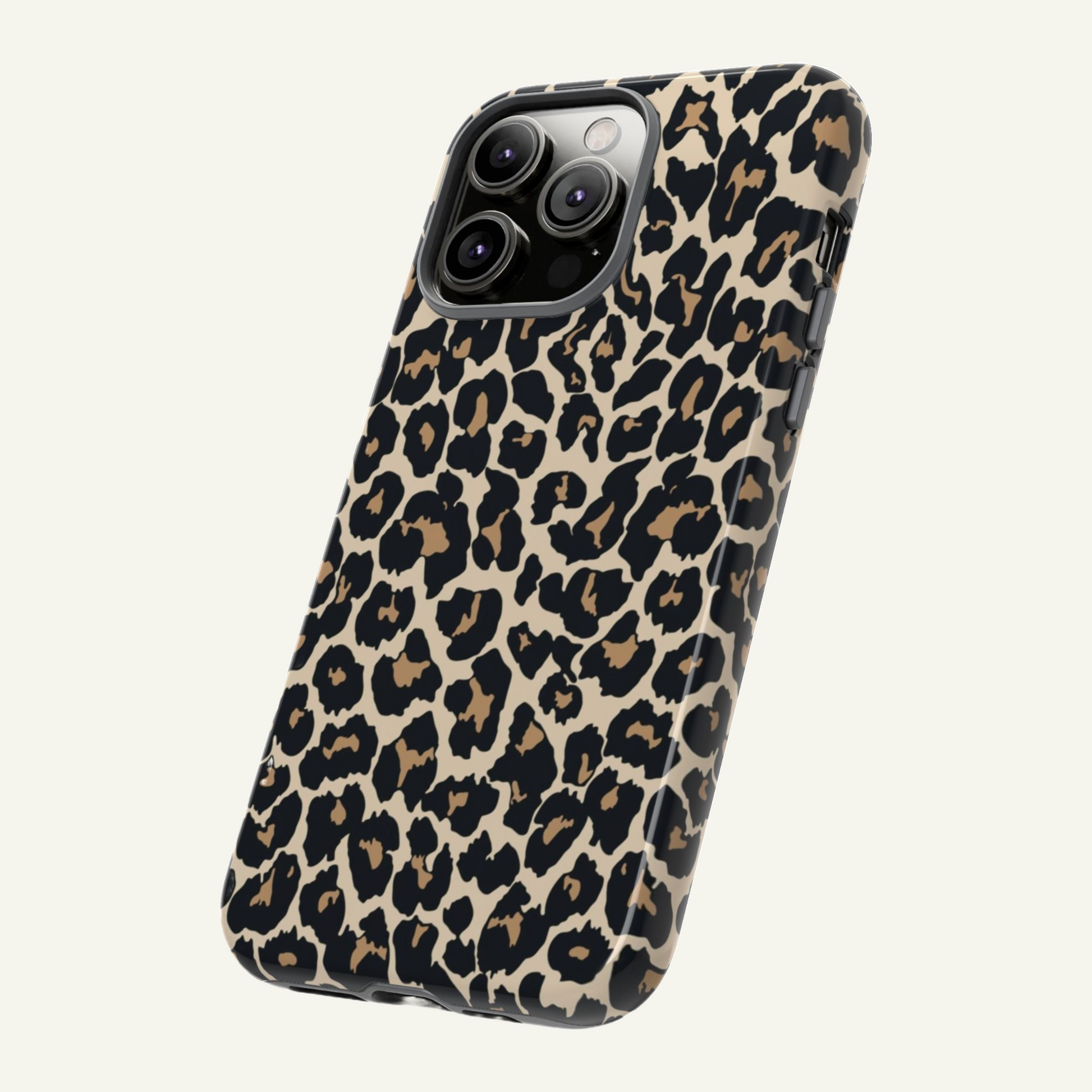 Leopard Print Phone Case Iphone 16 - X, Samsung Galaxy S20 -S24, Google Pixel 6 - 8