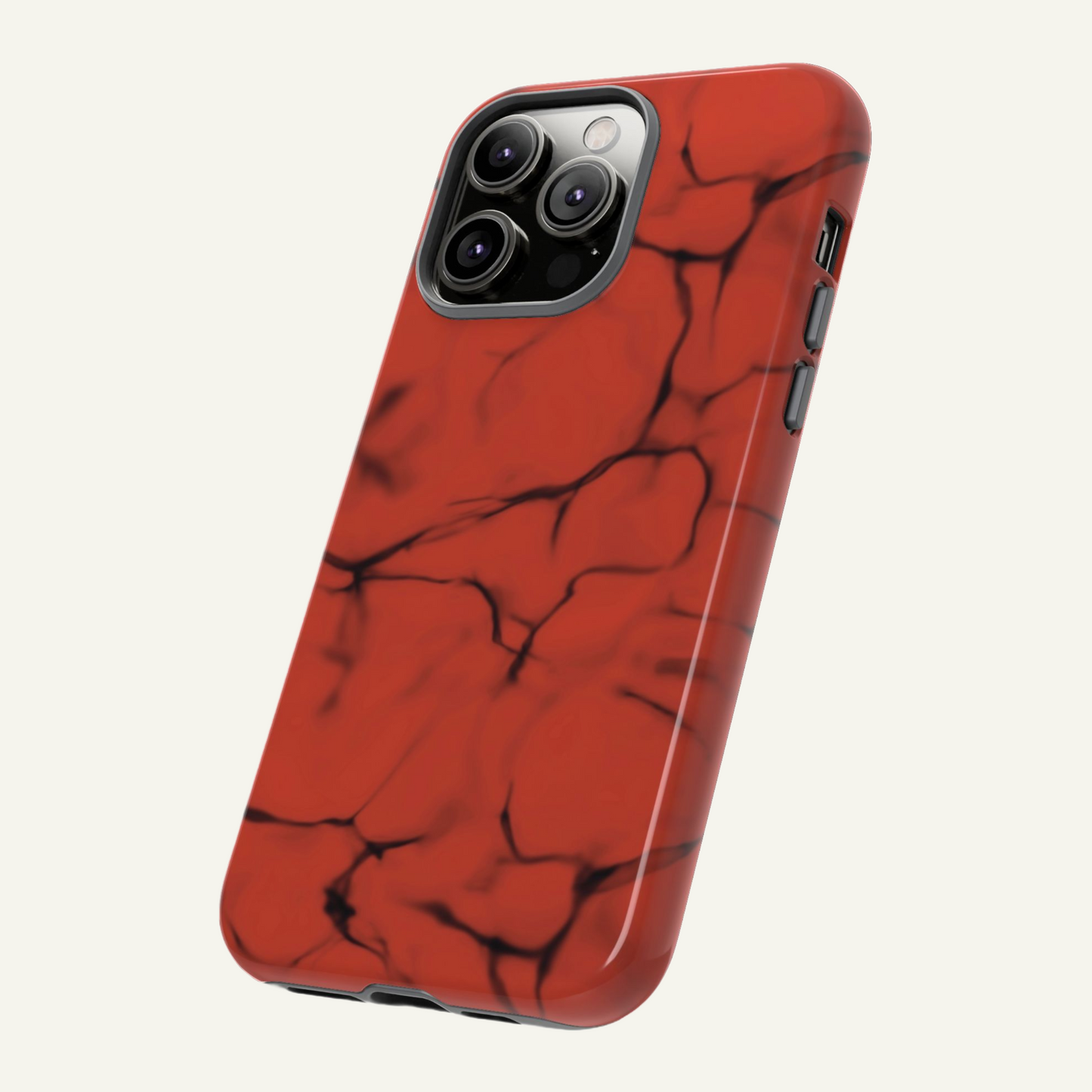 Marble Phone Case Red