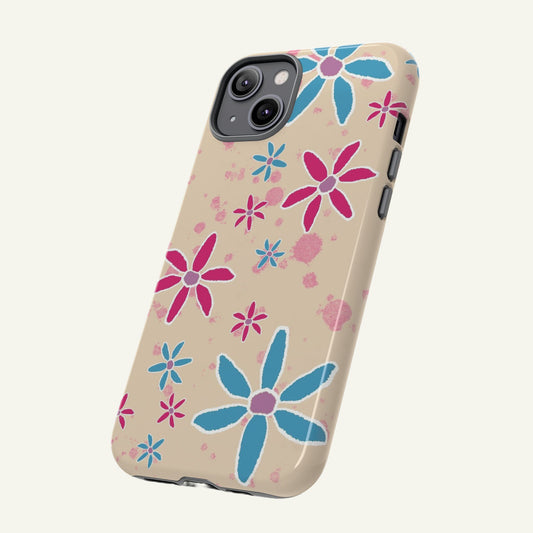 Flower Phone Case Cream