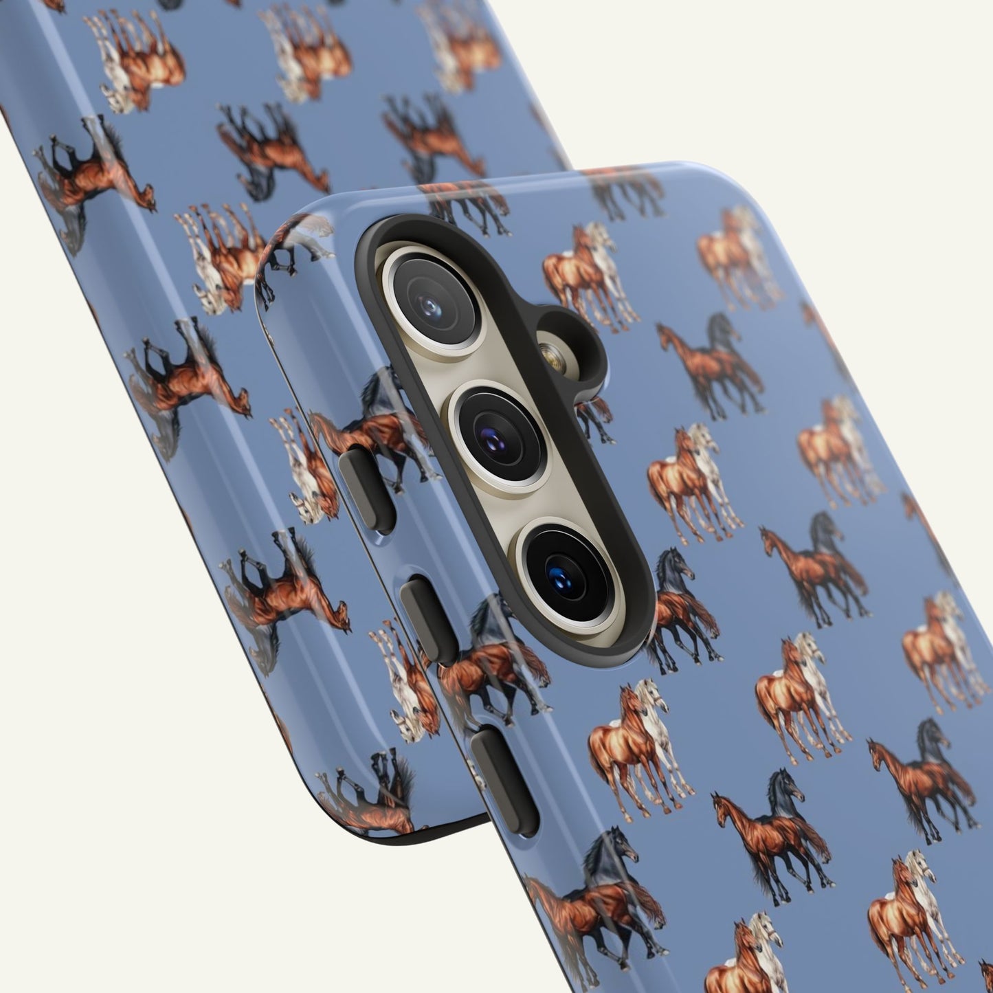 Horse Phone Case Blue