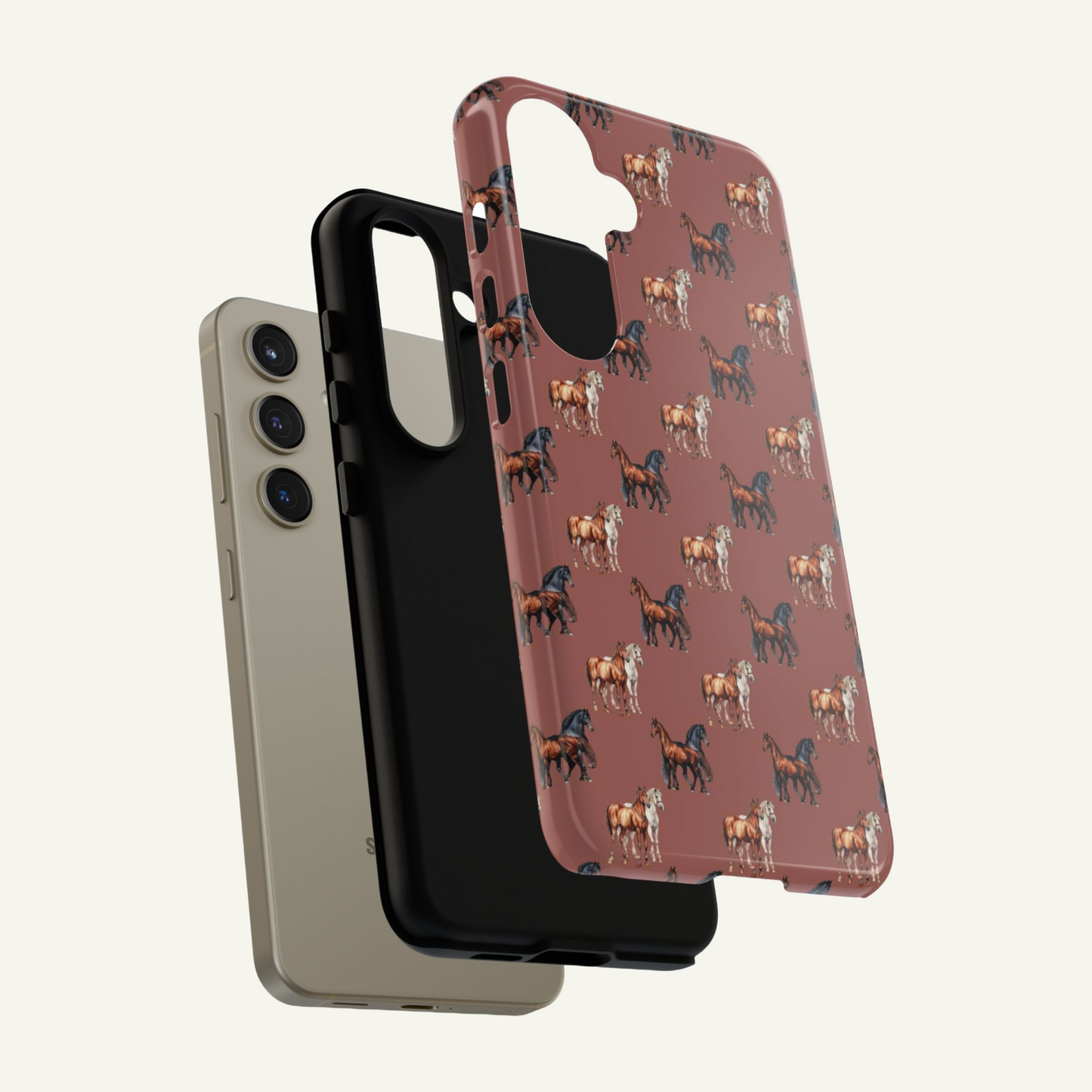 Horse Phone Case Brown