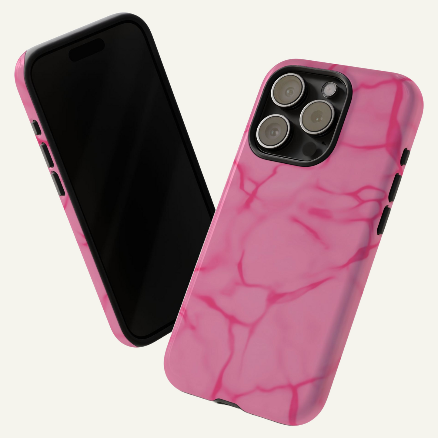 Marble Phone Case Pink on Pink