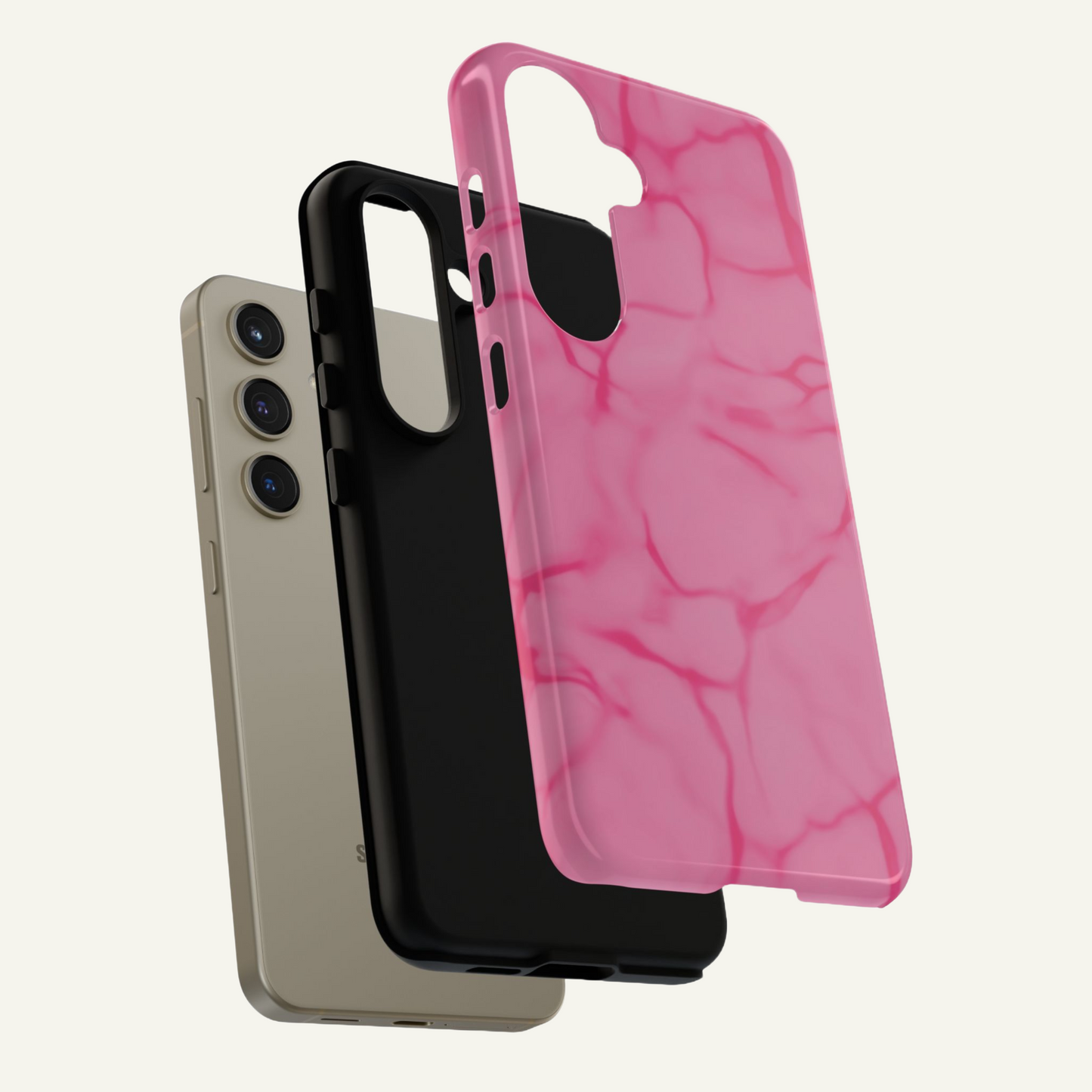 Marble Phone Case Pink on Pink