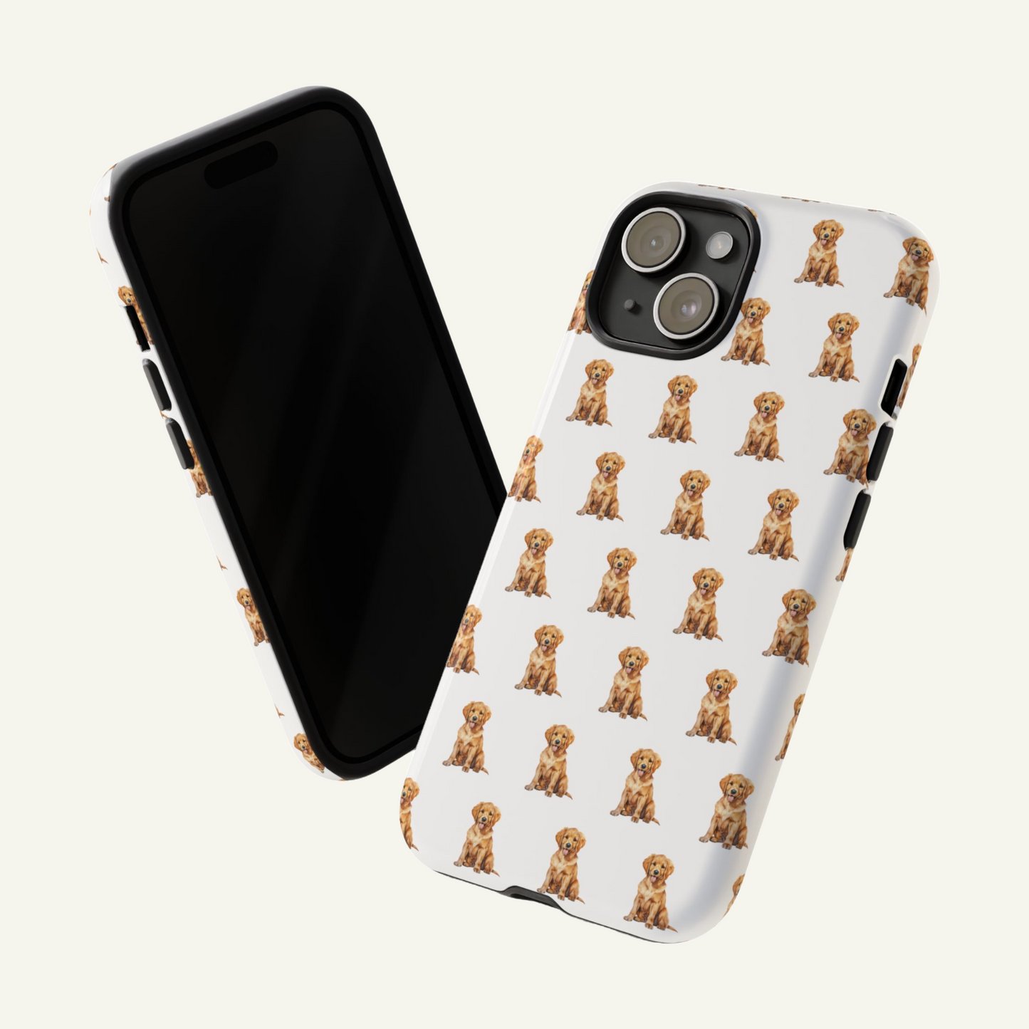 Golden Retriever Phone Case White