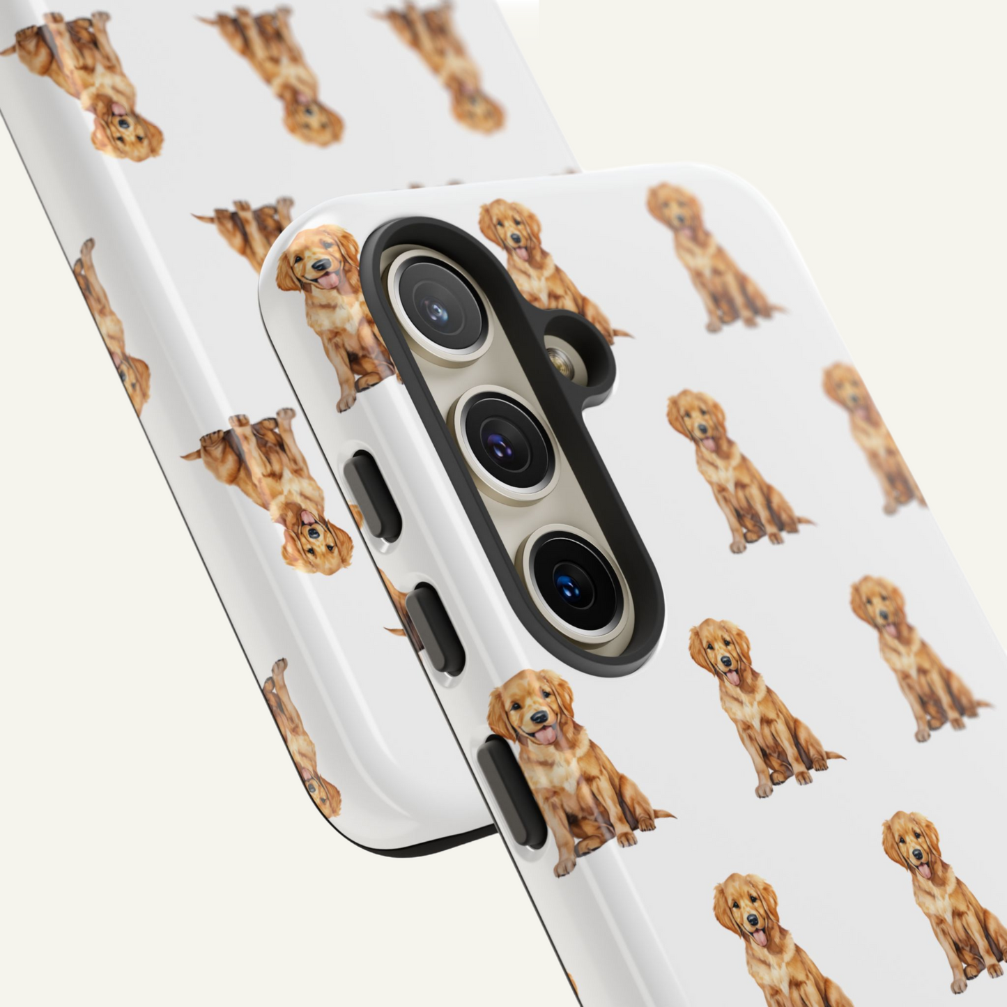 Golden Retriever Phone Case White