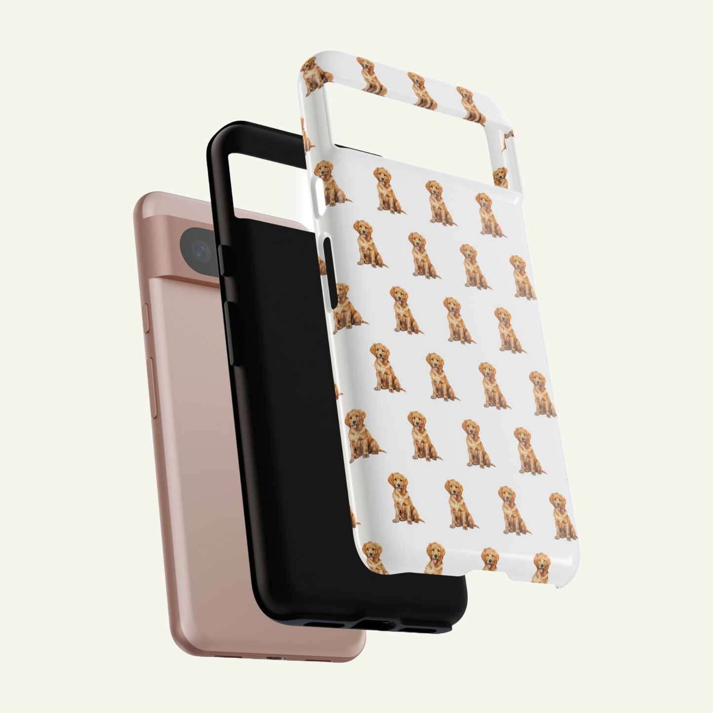 Golden Retriever Phone Case White