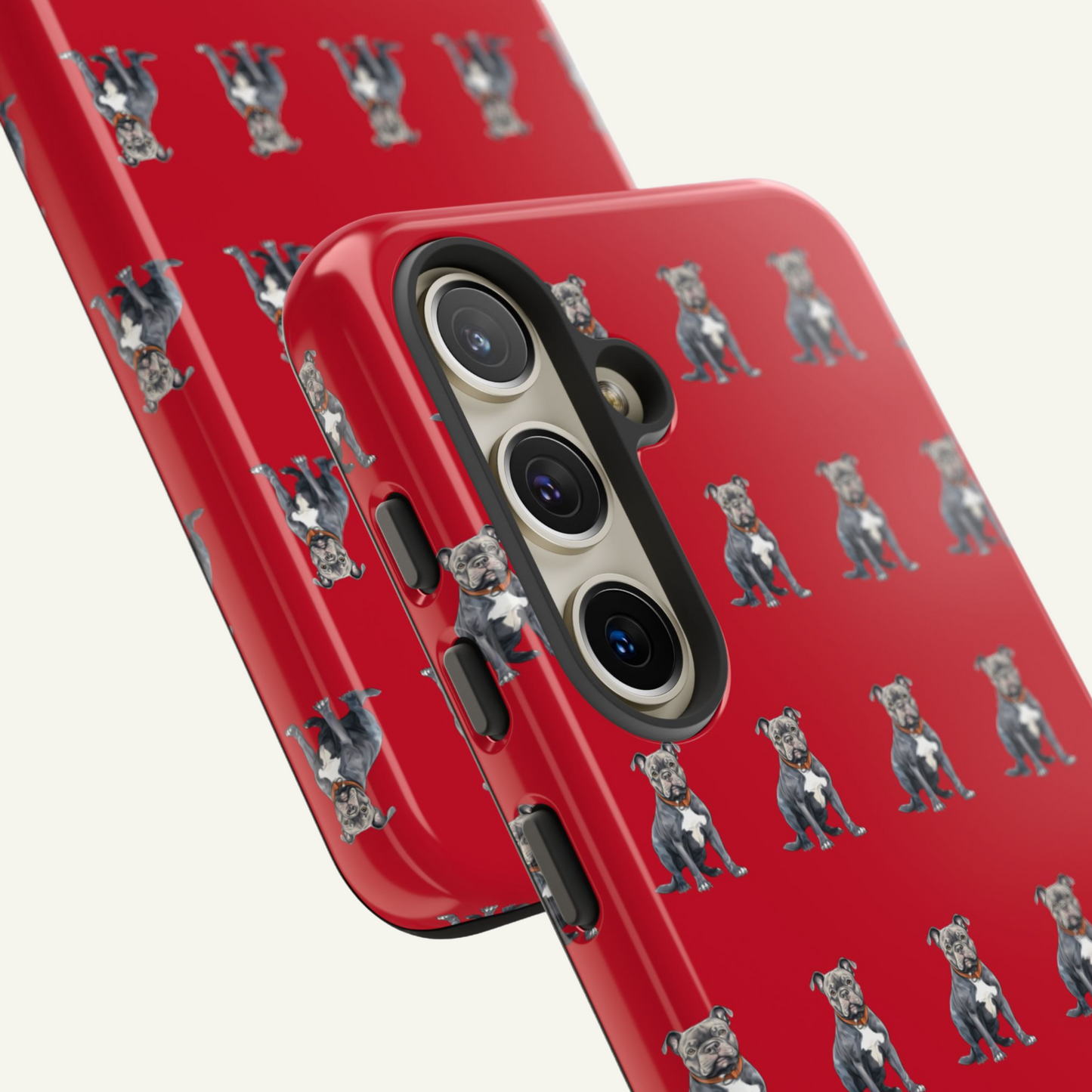 Pitbull Phone Case Red