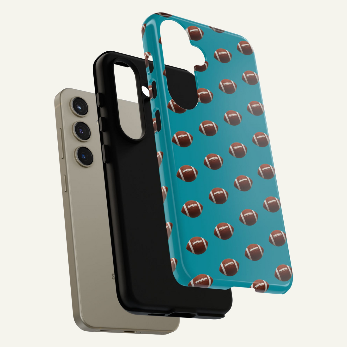 Football Phone Case Teal