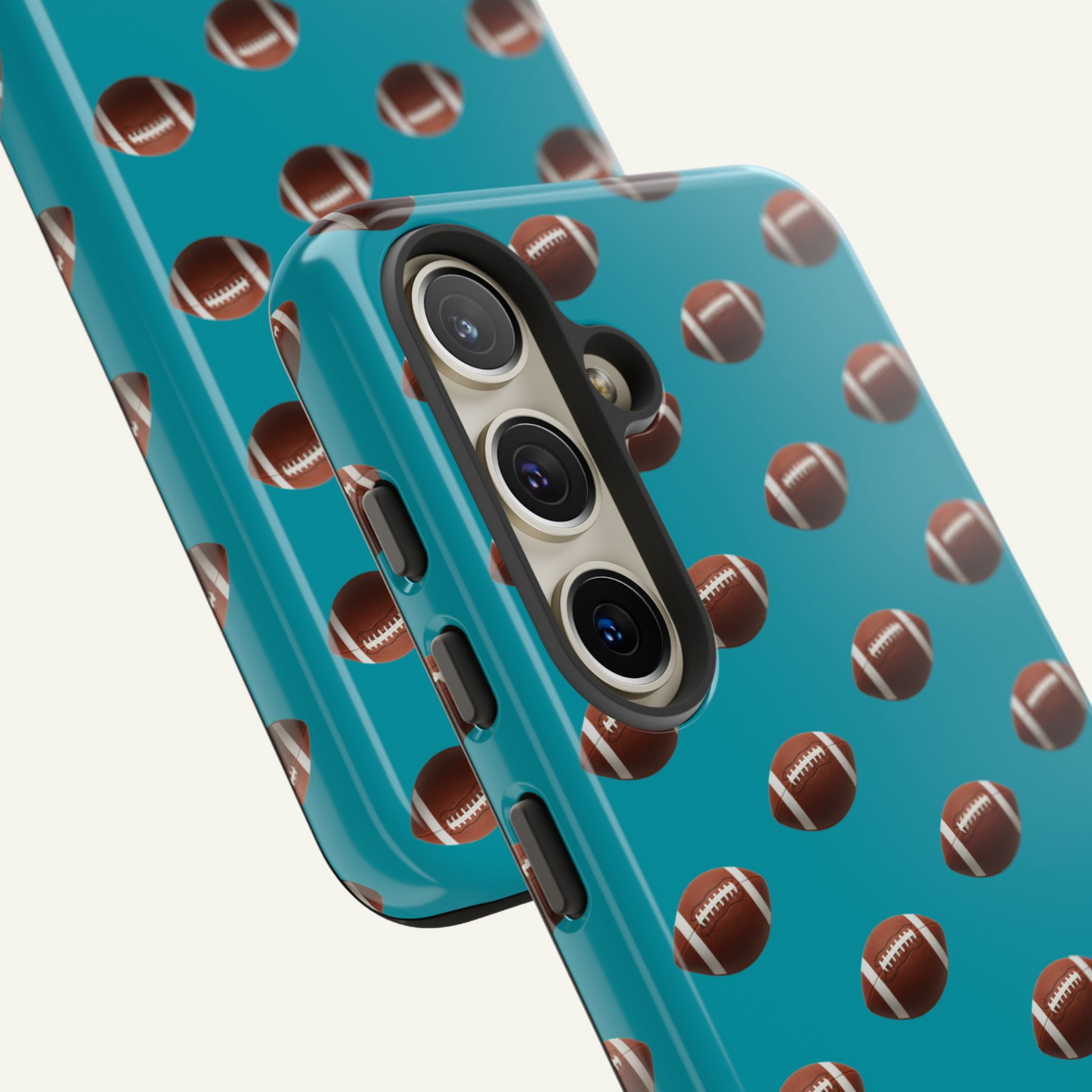 Football Phone Case Teal