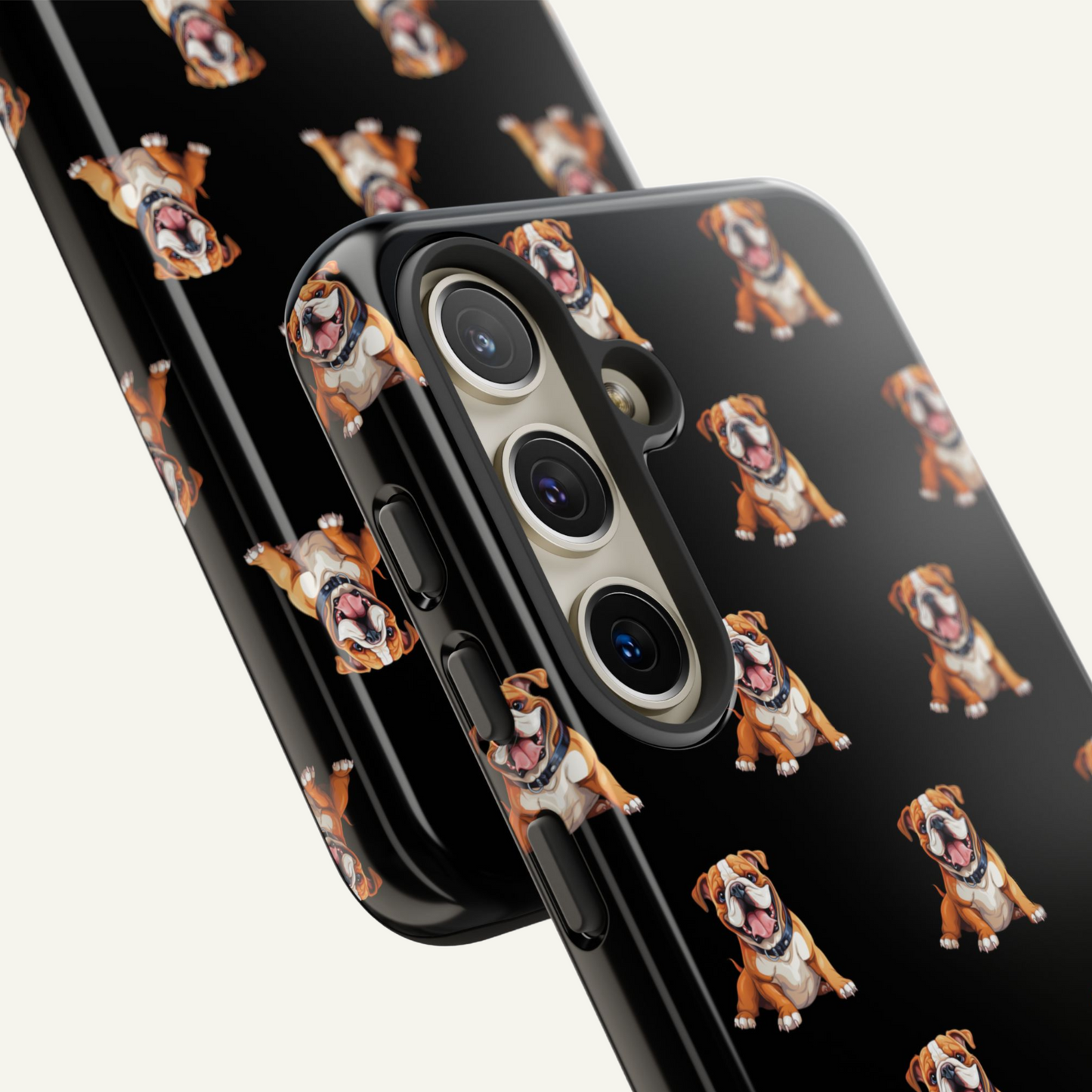 Bulldog Phone Case Black