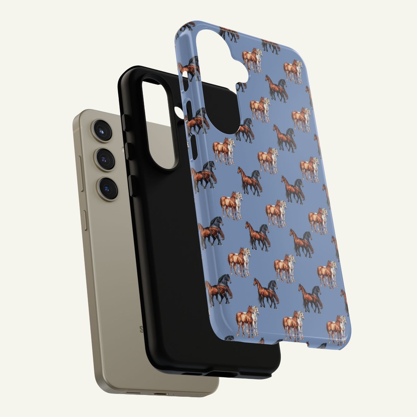 Horse Phone Case Blue