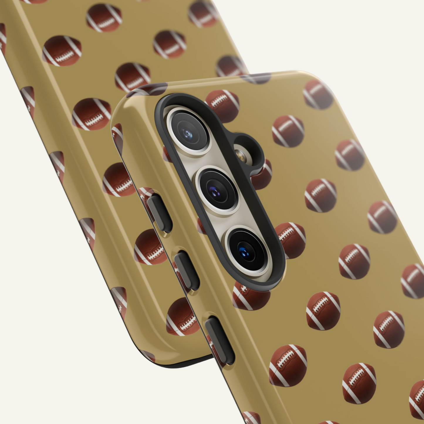 Football Phone Case Gold