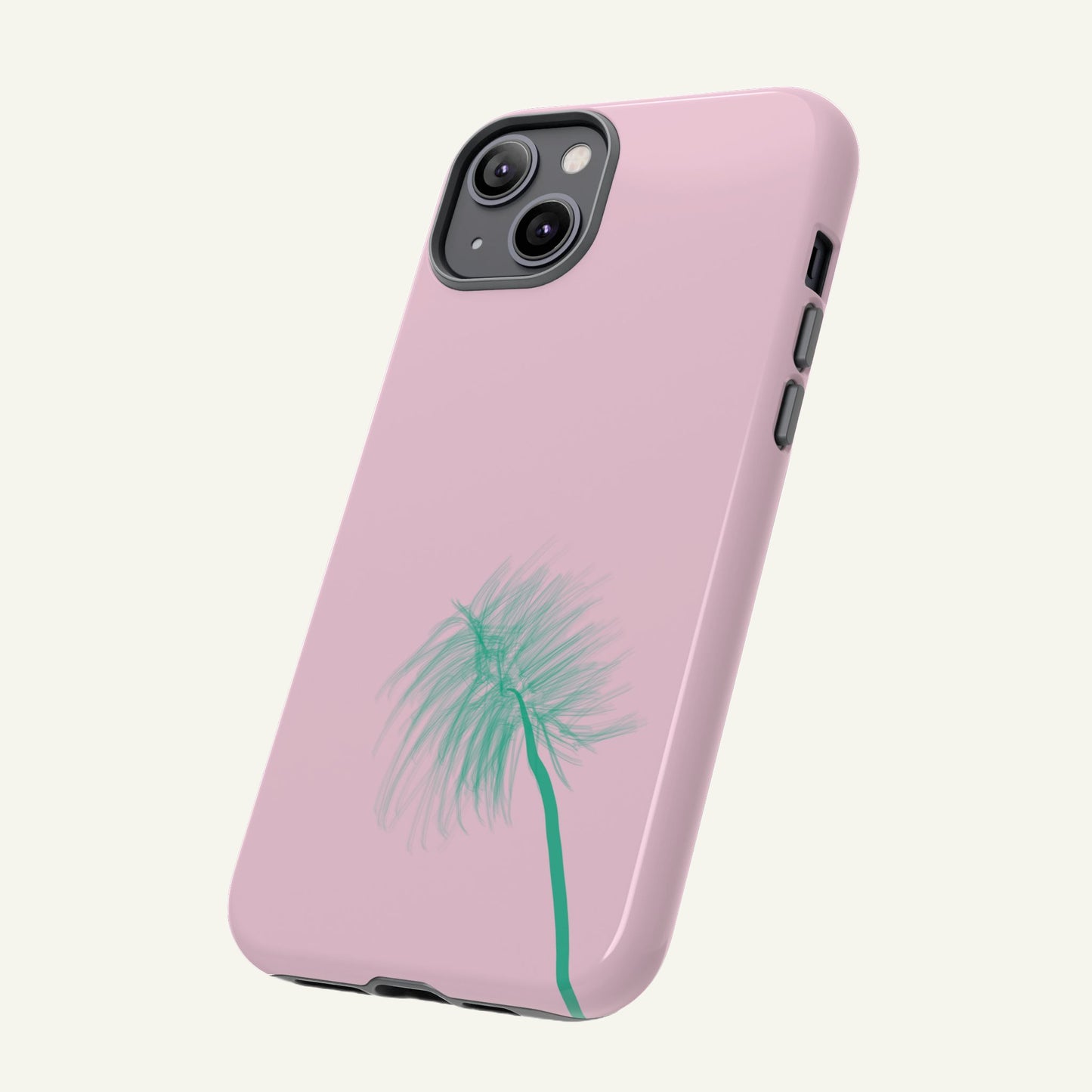 Dandelion Blowball Phone Case Pink