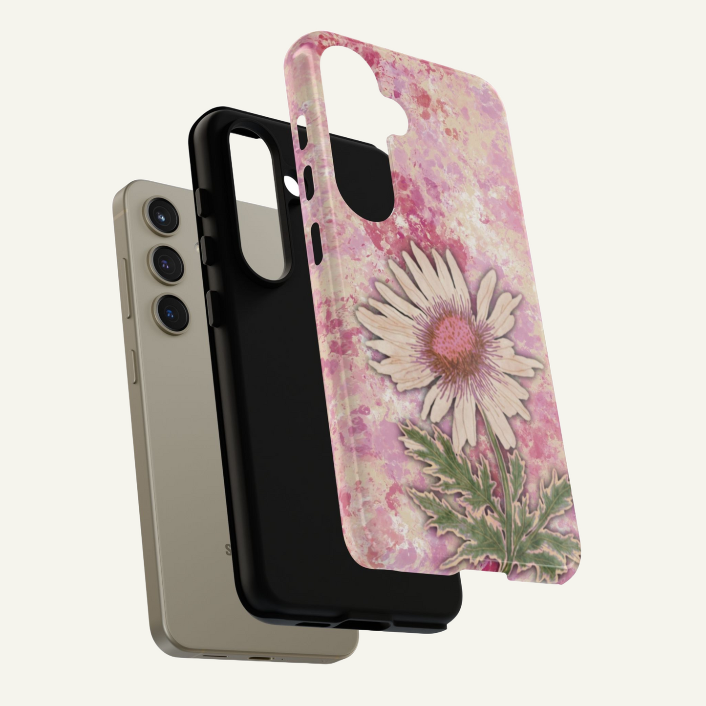 Daisy Phone Case Pink