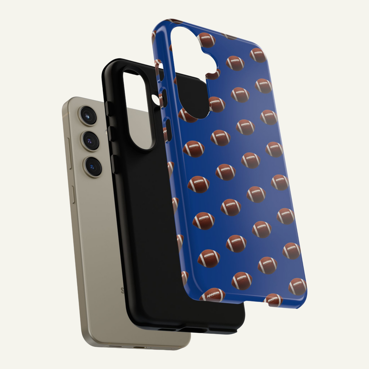 Football Phone Case Blue