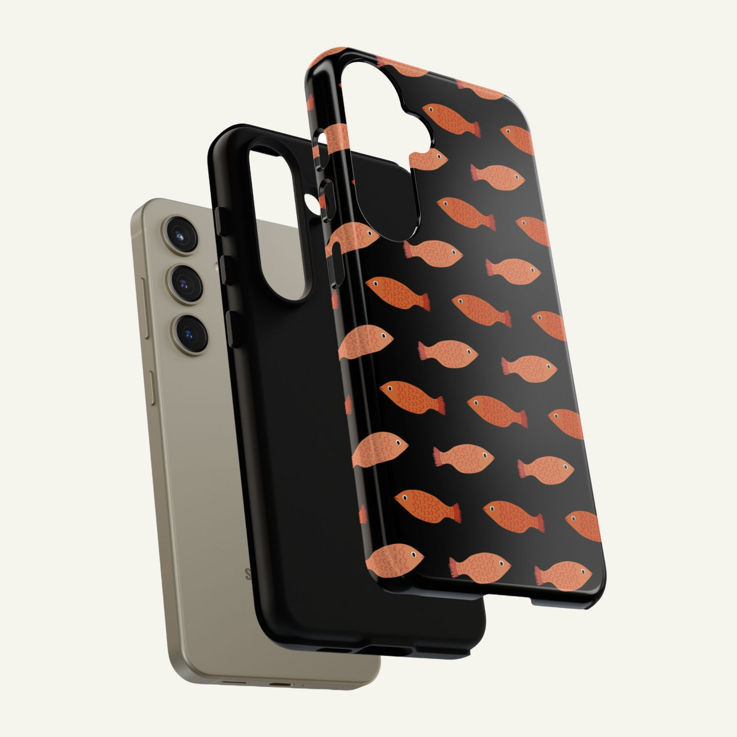 Fish Phone Case Black