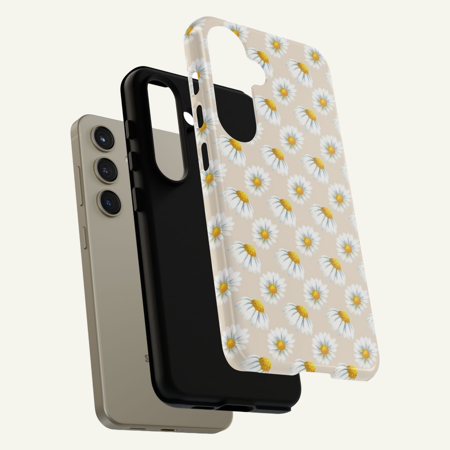 Daisy Phone Case Cream