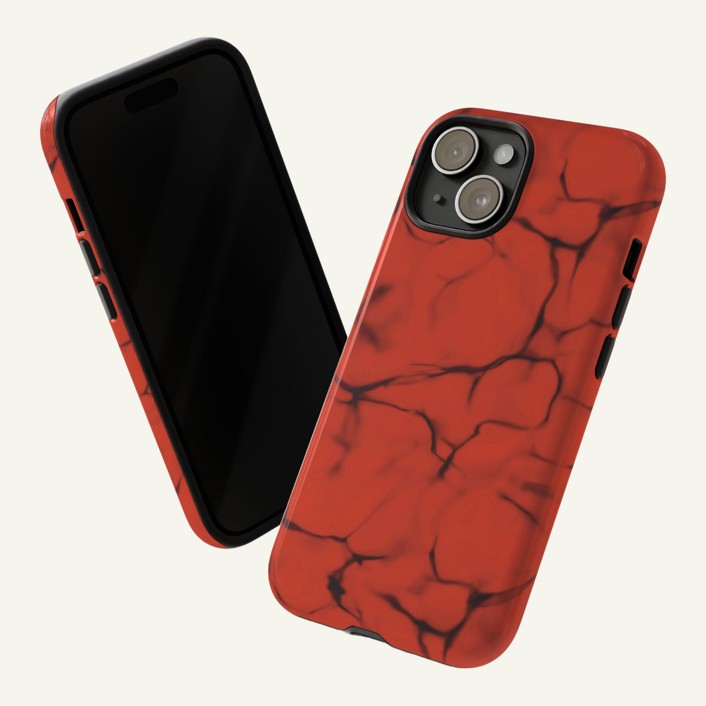 Marble Phone Case Red