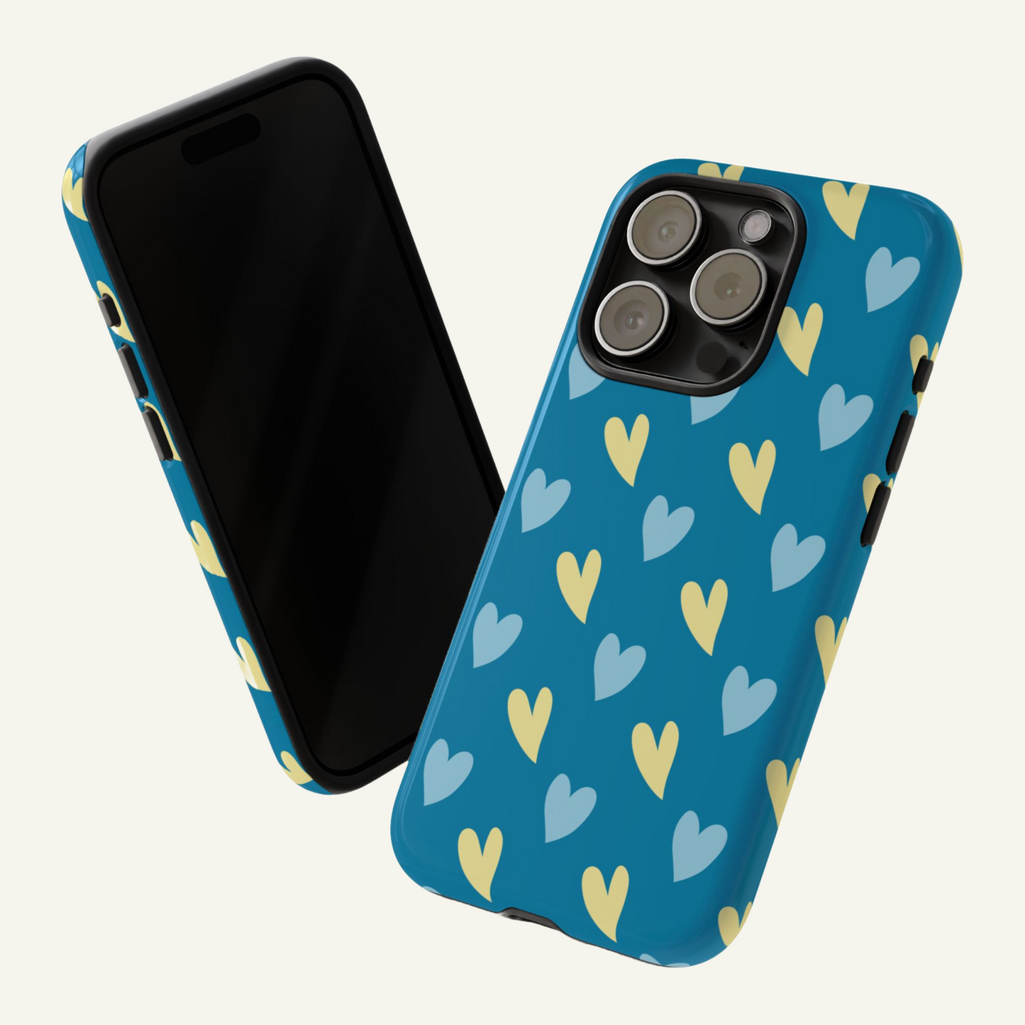 Heart Phone Case Blue