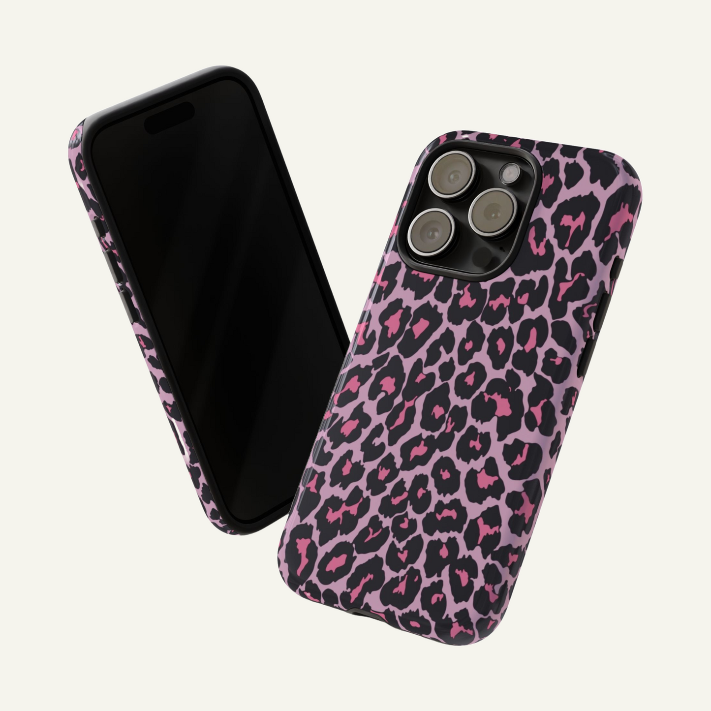 Pink Animal Print Phone Case Iphone 16 - X, Samsung Galaxy S20 -S24, Google Pixel 6 - 8