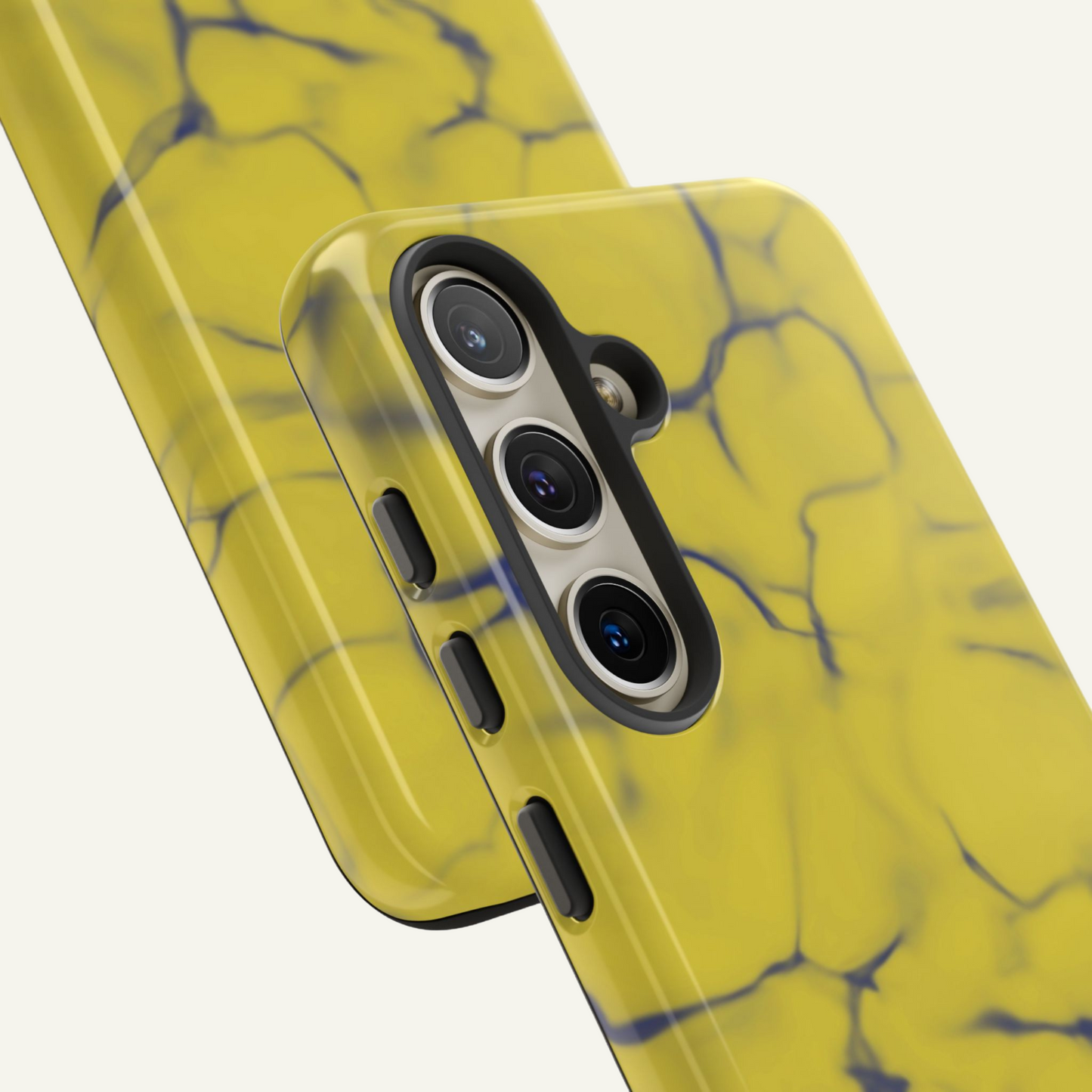 Marble Phone Case Yellow