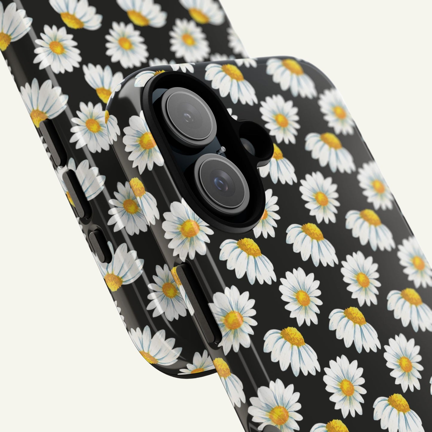 Daisy Phone Case Black